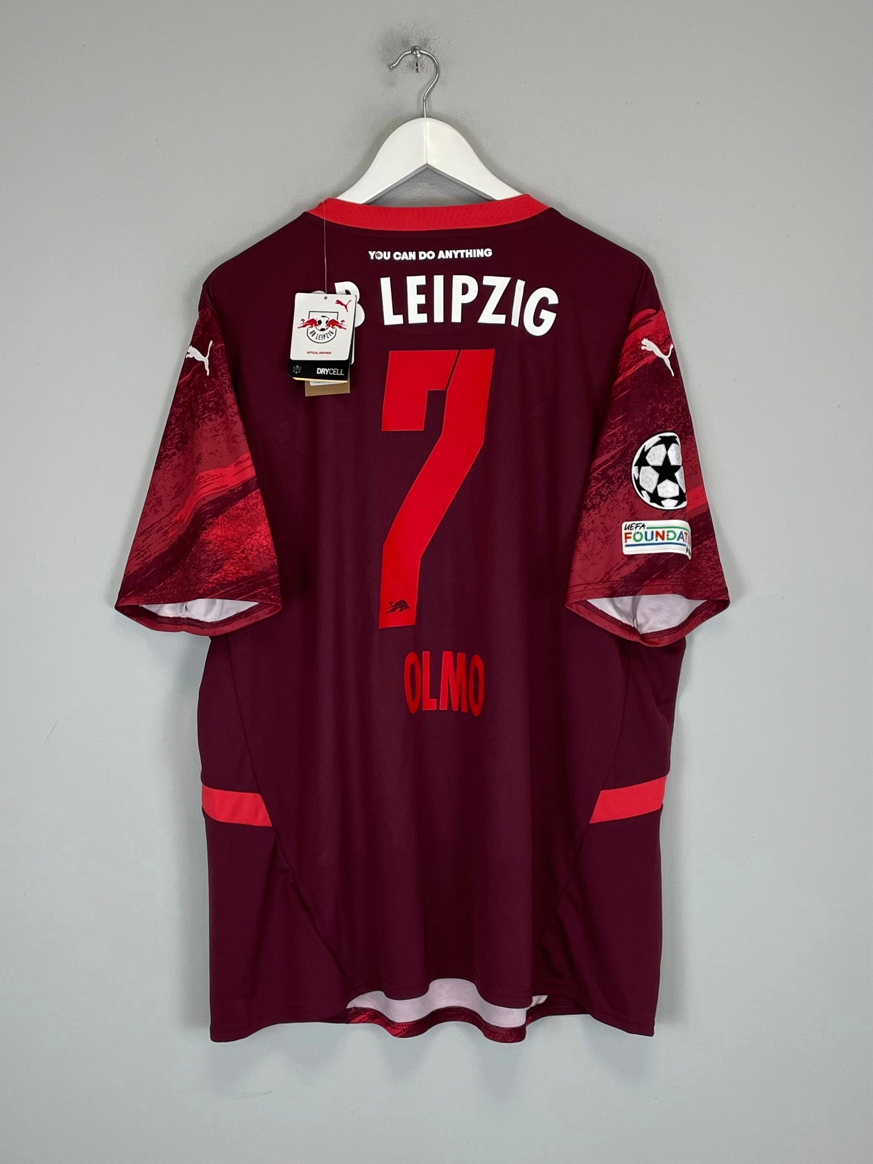 2024/25 RED BULL LEIPZIG OLMO #7 *BNWT* C/L AWAY SHIRT (XXL) PUMA Active Design Dry Layer