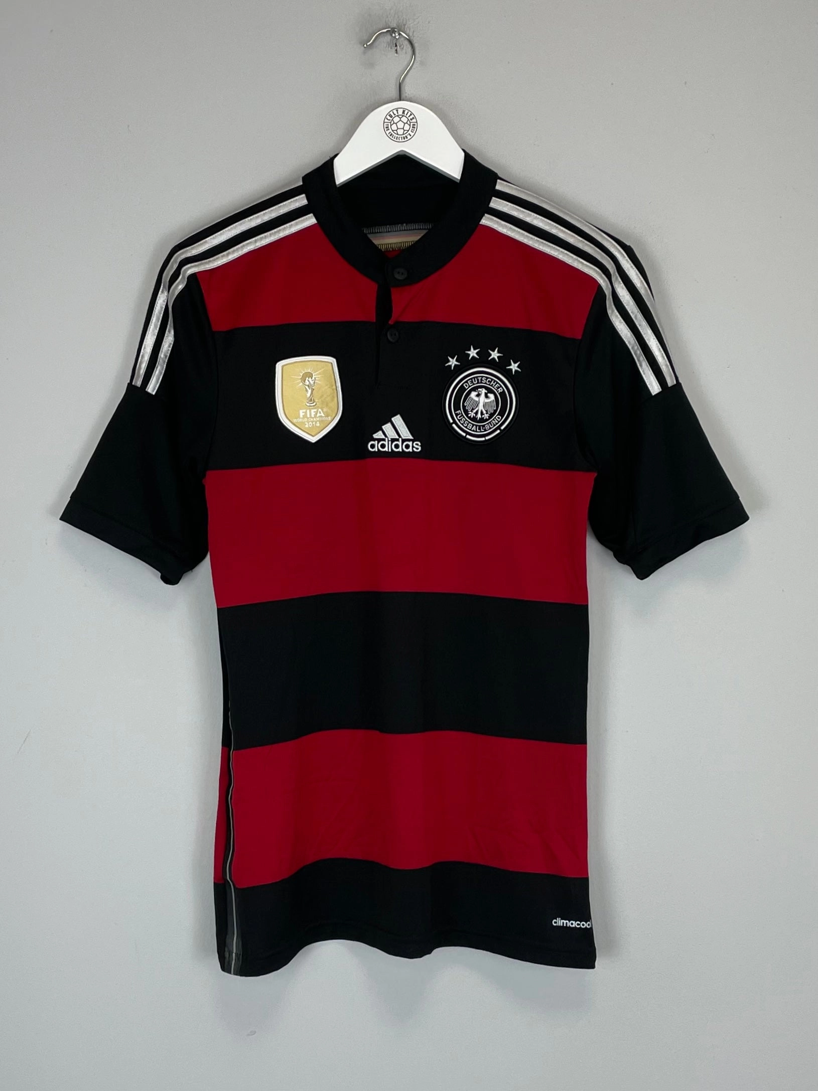 2014/15 GERMANY AWAY SHIRT (S) ADIDAS Reinforced Neckline
