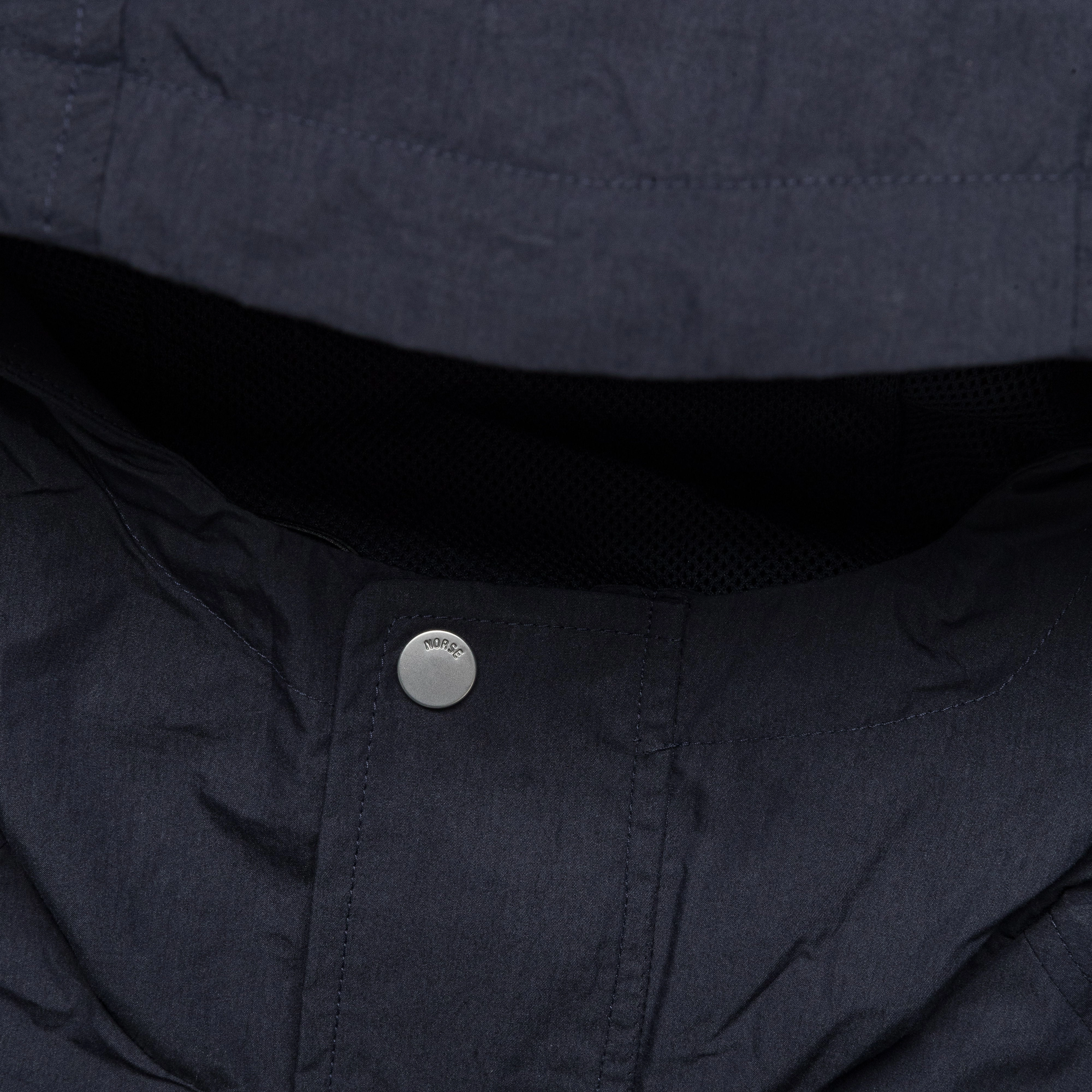 Herluf Tech Poplin Jacket - Dark Navy Lightweight Design