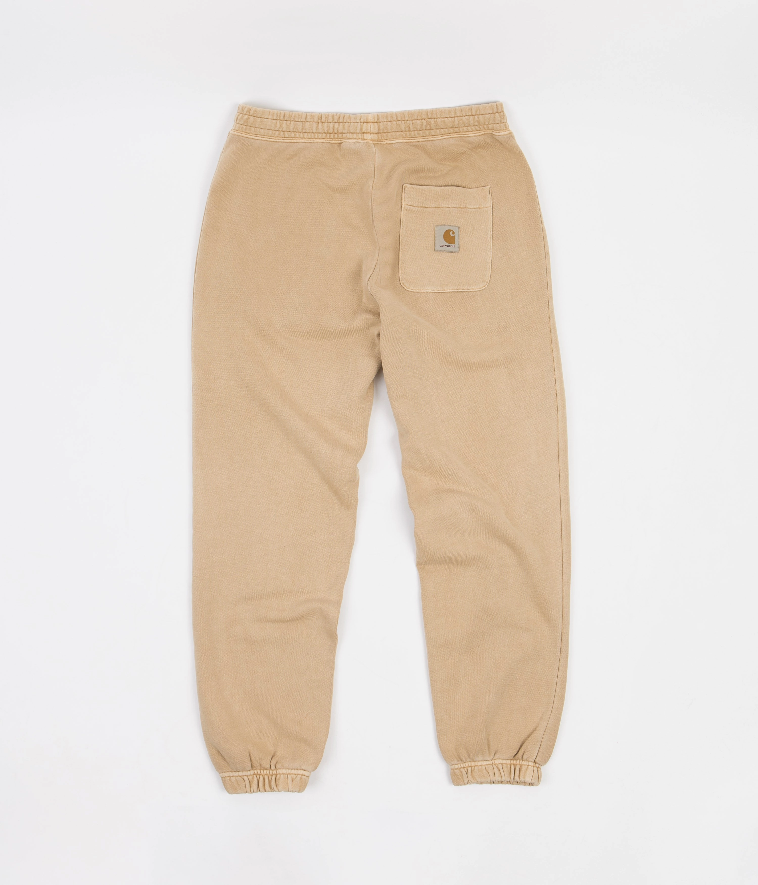 Carhartt Nelson Sweatpants - Dusty Hamilton Brown Double Needle Stitching