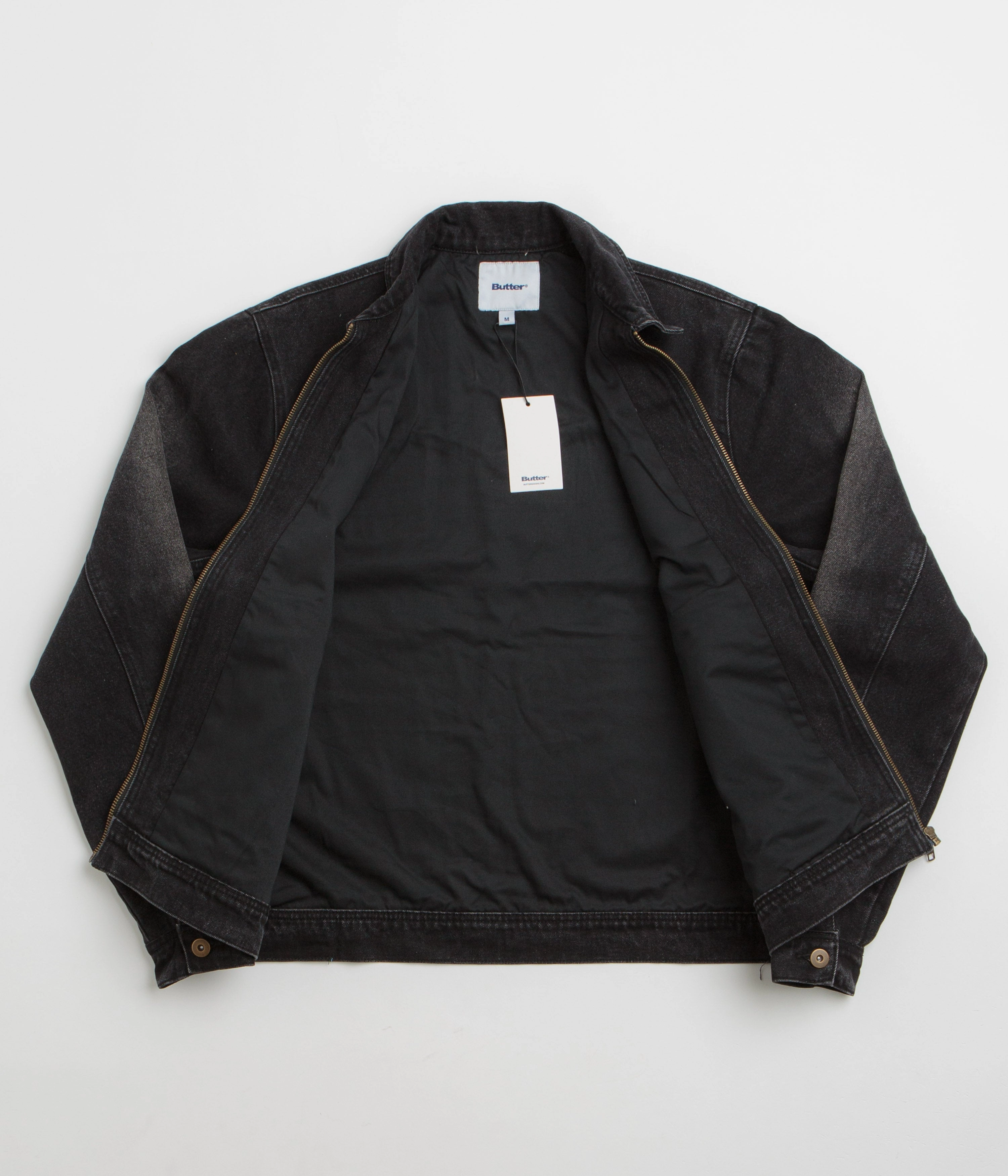 Butter Goods Bronco Denim Jacket - Black AntiStatic Lining