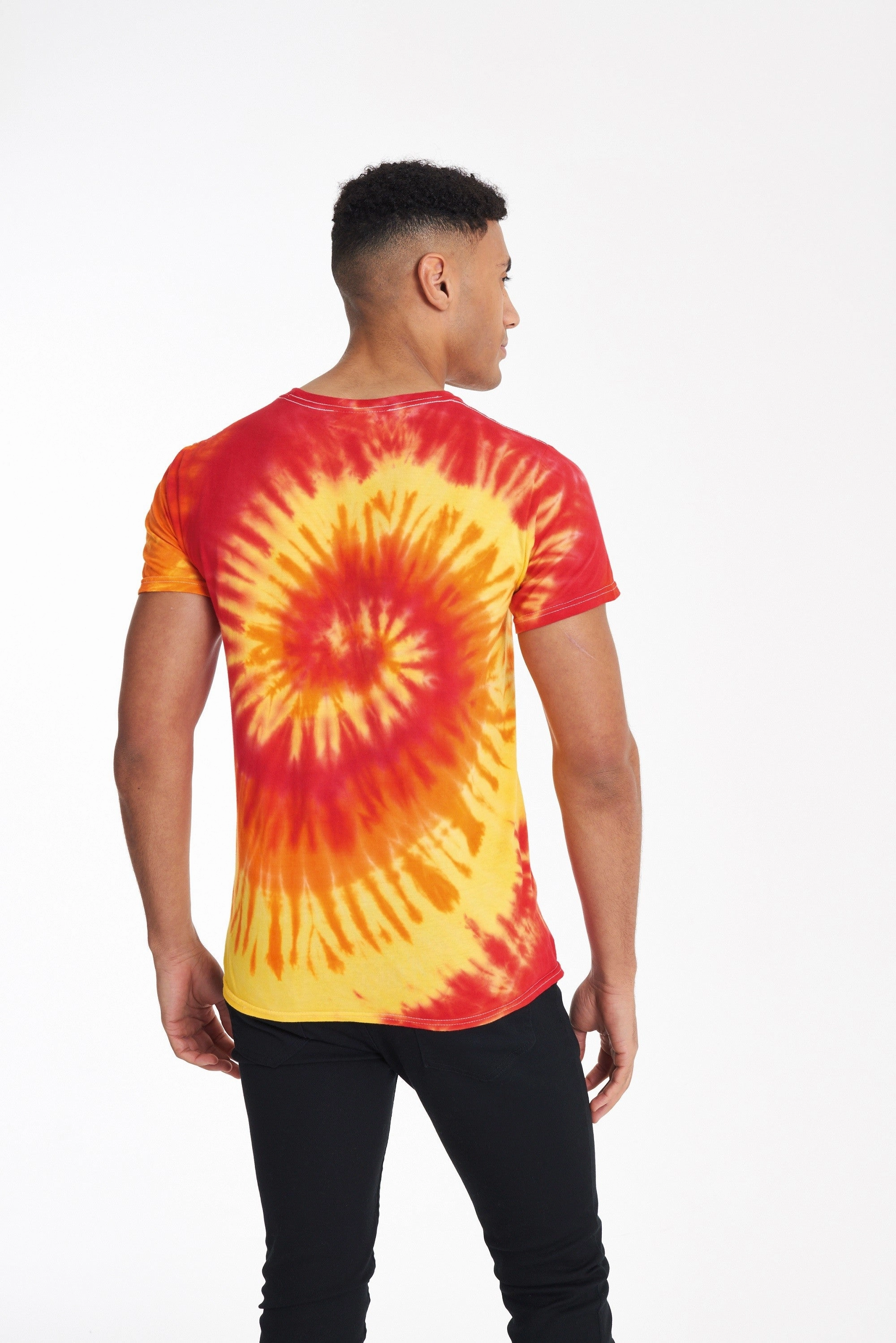 Rainbow Tie Dye T-Shirt | NEON RAINBOW Daily Style NonRestrictive Cut