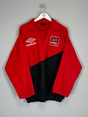 1996 COCA COLA DRILL TOP (XL) UMBRO Reflective Trims MoistureWicking Fabric