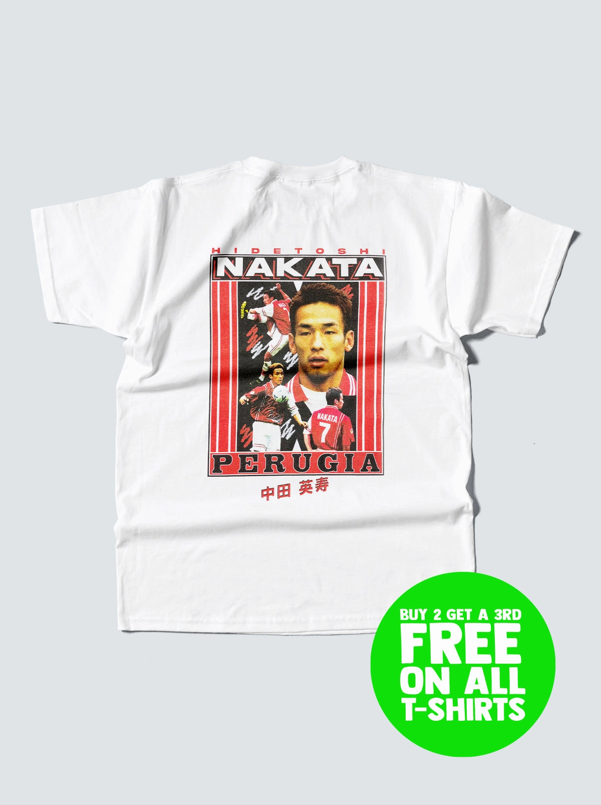 Recycled Material Flexible Ribbed Cuffs PERUGIA NAKATA BOOTLEG TEE