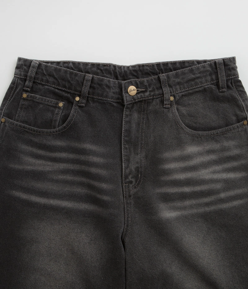 Butter Goods Wide Cut Jeans - Washed Black General Option slim fit