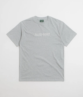 Pass Port Official Organic T-Shirt - Heather Grey Relaxed Wearable Minimalist Style