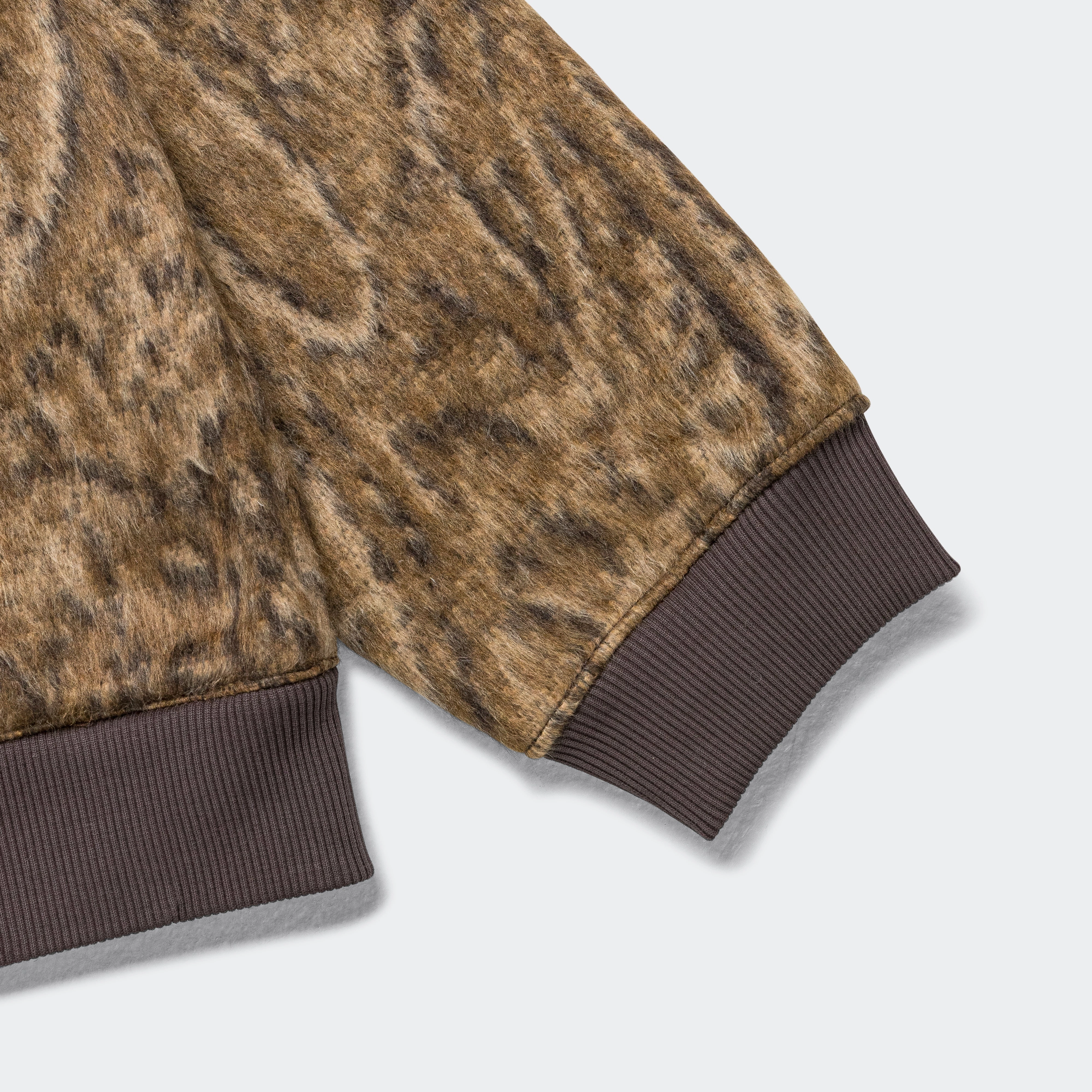 Opus Cardigan - Brown EcoConscious Production Waffle Knit Texture