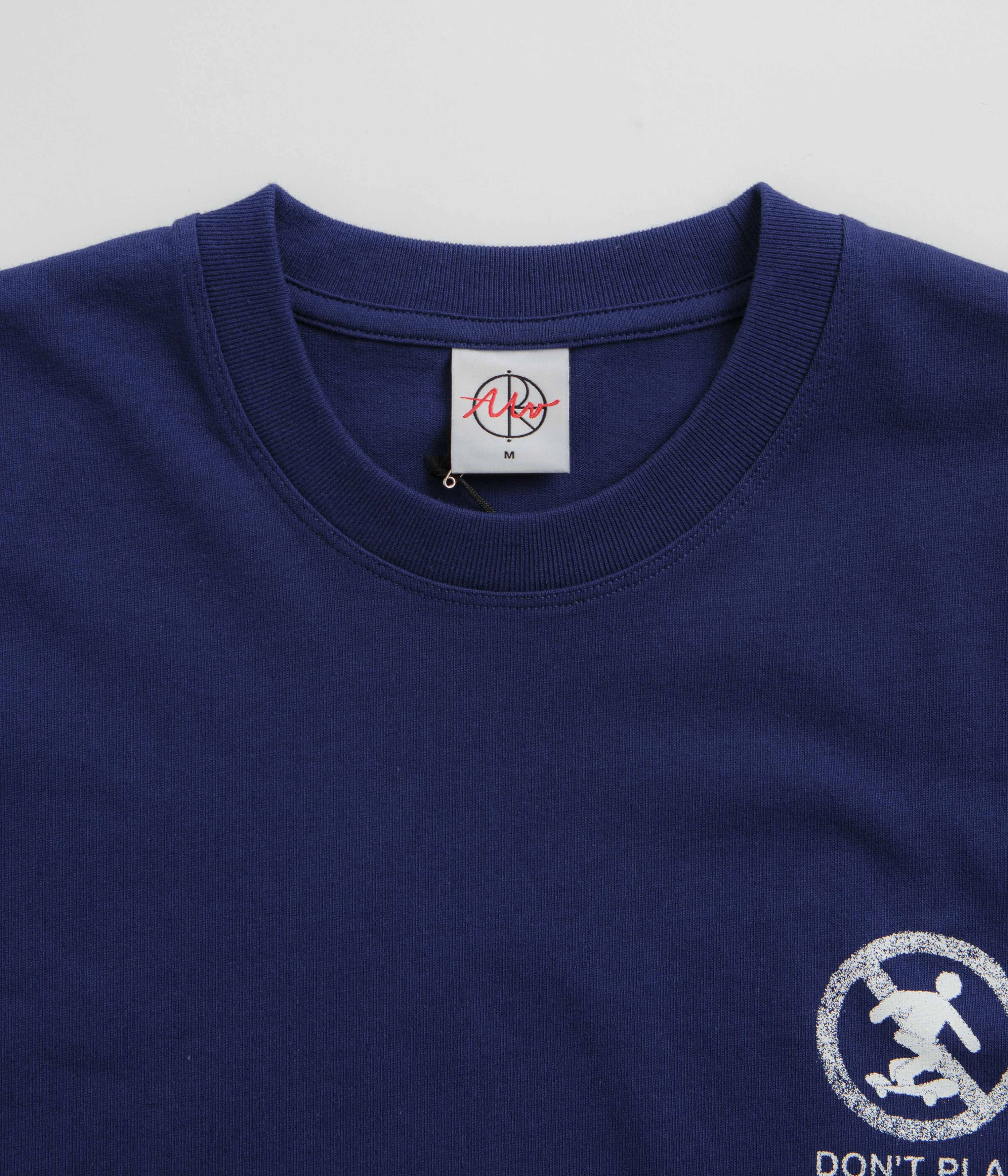 Polar Don't Play T-Shirt - Deep Royal Blue Autumn Wear weekday wear