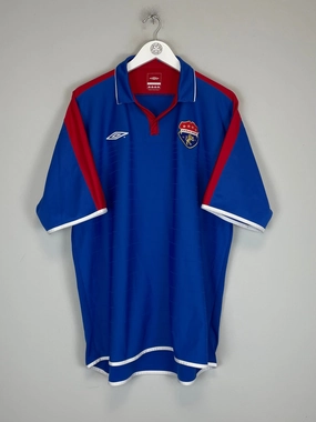 2004/05 PLAZA AMADOR HOME SHIRT (XXL) UMBRO Neutral Vibe Low Bulk Design