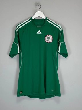 2010/12 NIGERIA HOME SHIRT (L) ADIDAS Breathable Back Vents