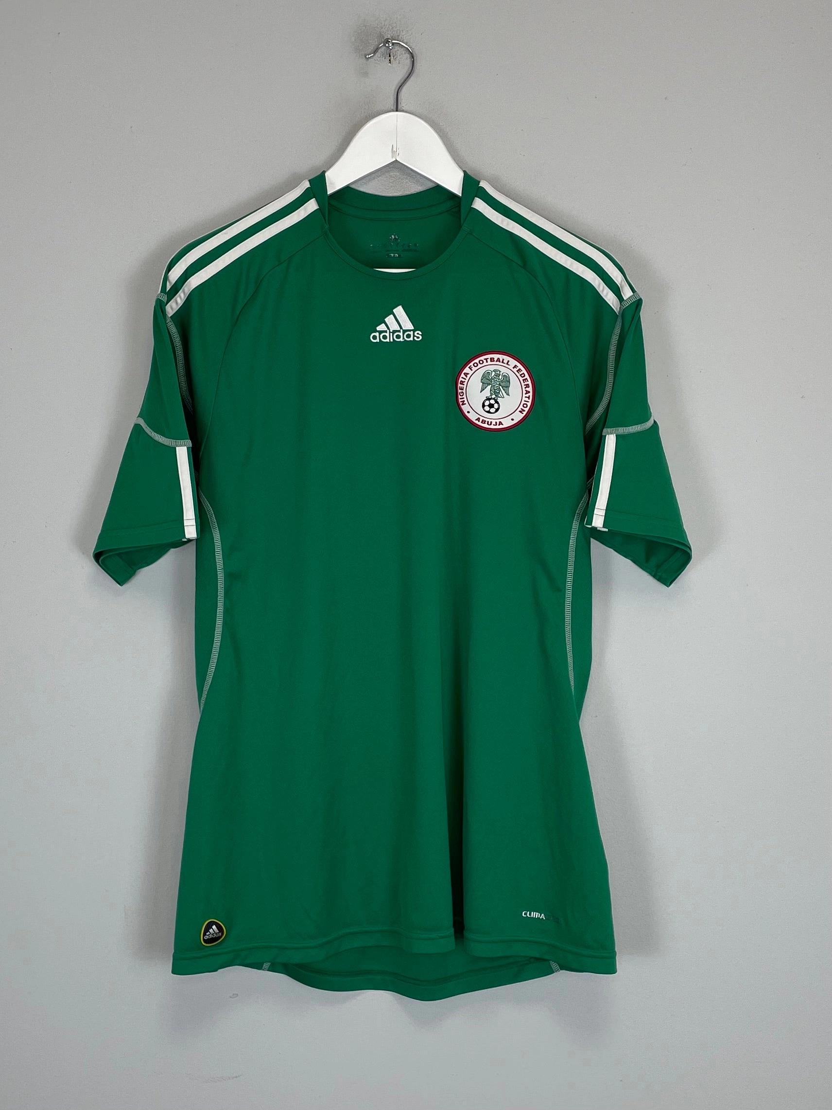 2010/12 NIGERIA HOME SHIRT (L) ADIDAS Breathable Back Vents