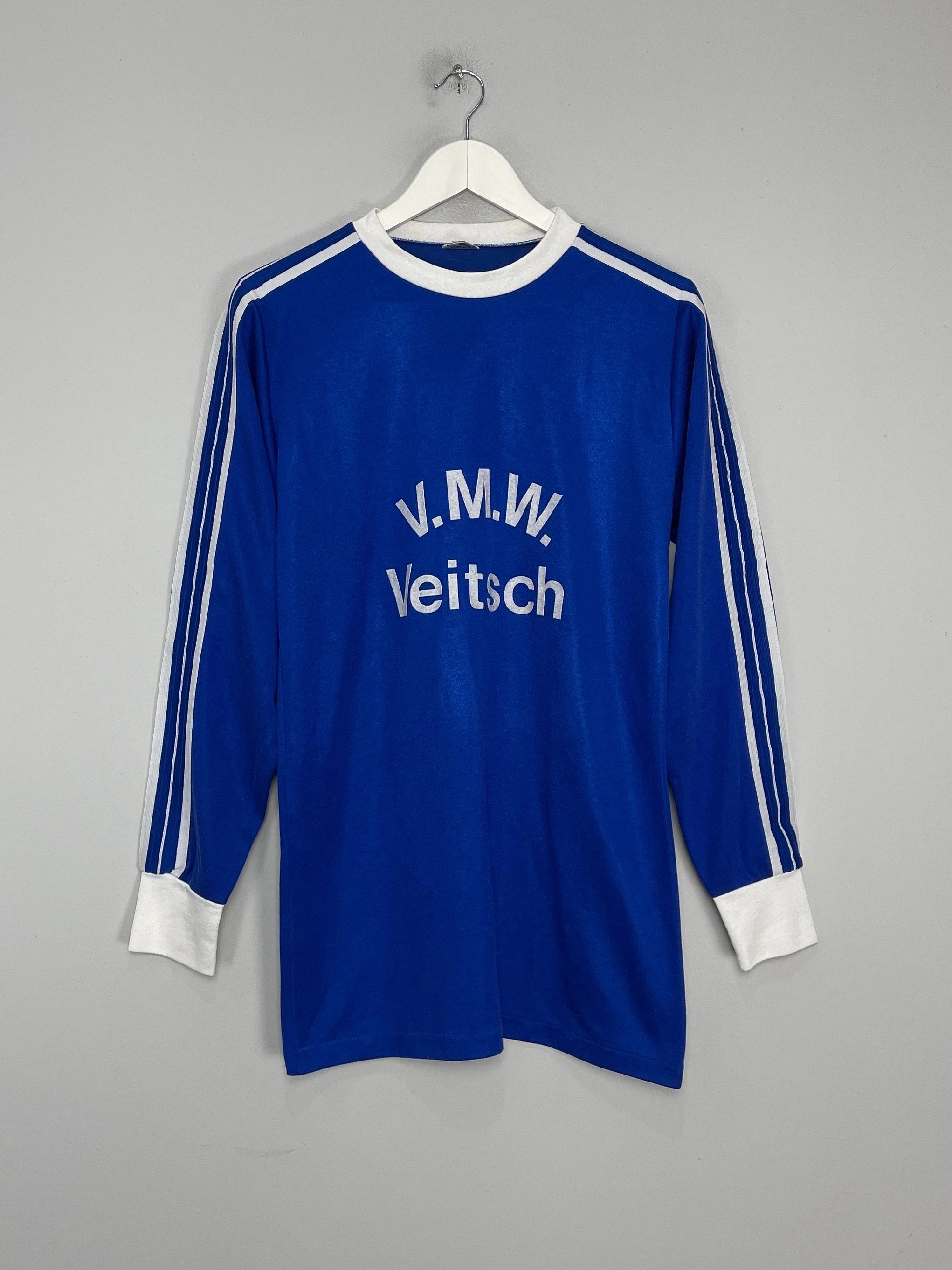 1981/82 VMW VEITSCH L/S #6 TEMPLATE SHIRT (L) ADIDAS stain resistant coating