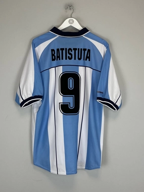 Comfort-Based Gear 2000/01 ARGENTINA BATISTUTA #9 HOME SHIRT (XL) REEBOK