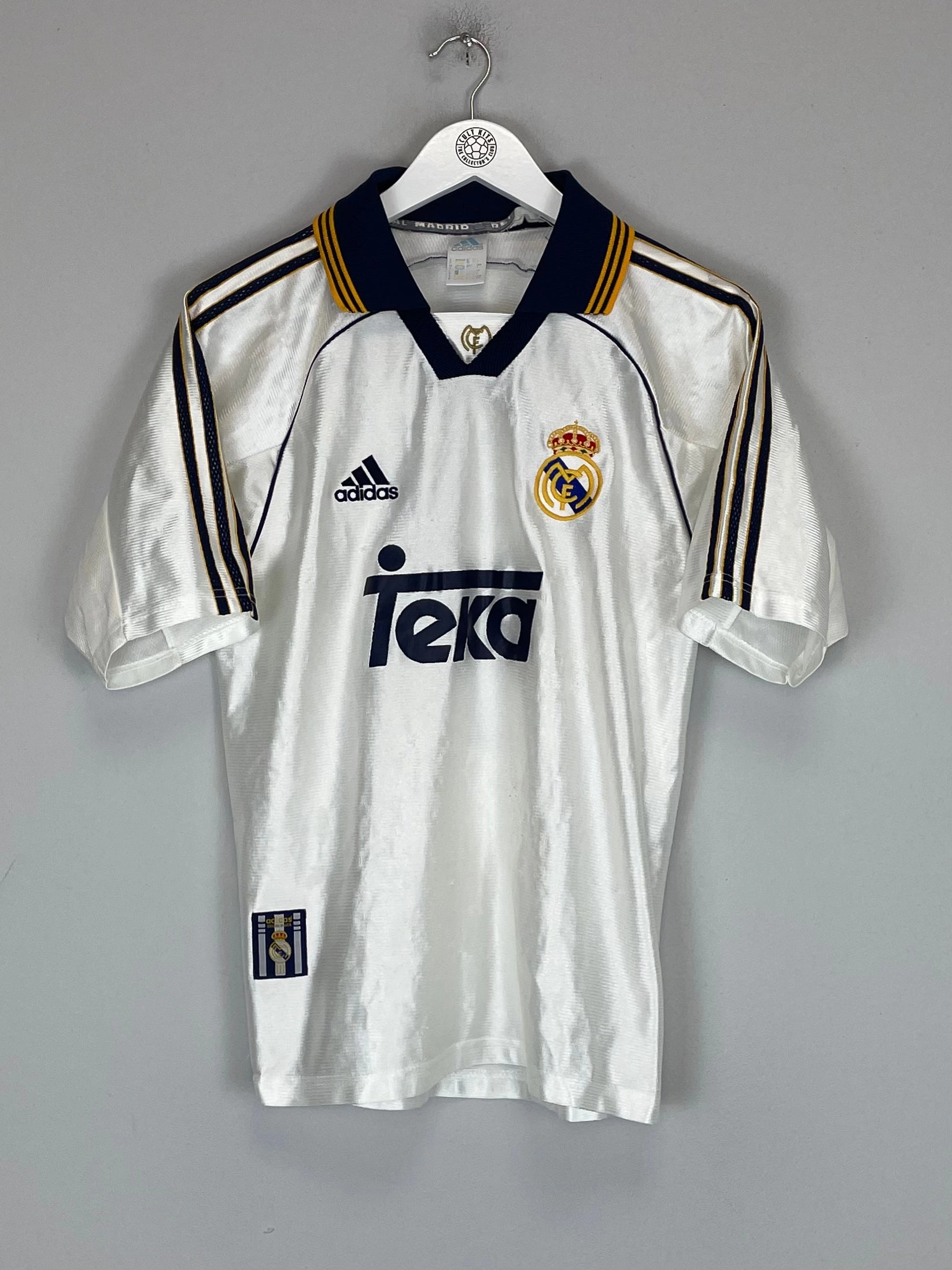 1998/00 REAL MADRID RAUL #7 HOME SHIRT (S) ADIDAS Smooth Texture