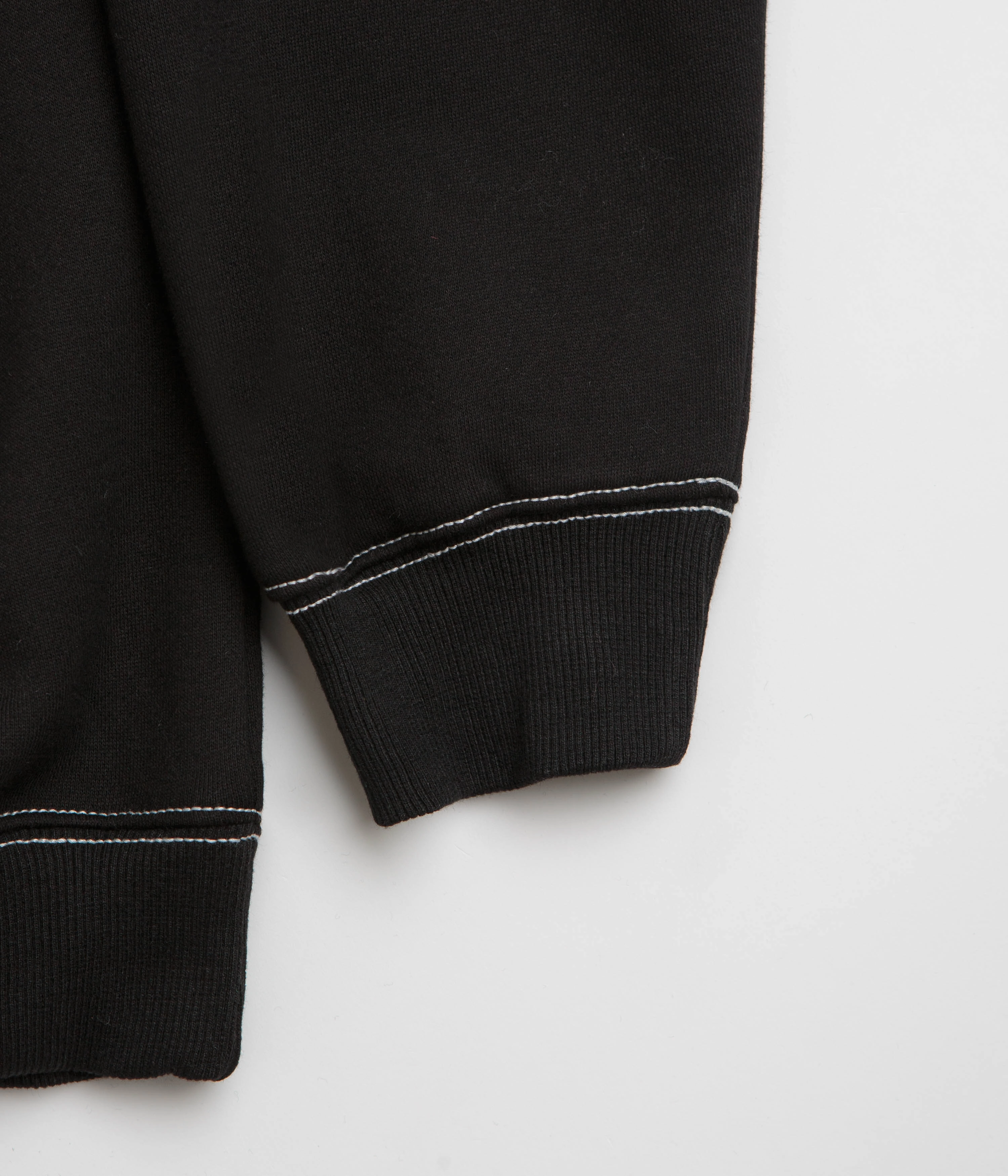 Cycling Apparel Mink like Cash Only Stitch Logo Hoodie - Black