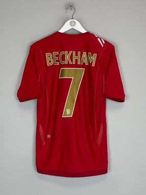 2006/08 ENGLAND BECKHAM #7 AWAY SHIRT (S) UMBRO Motion Boost