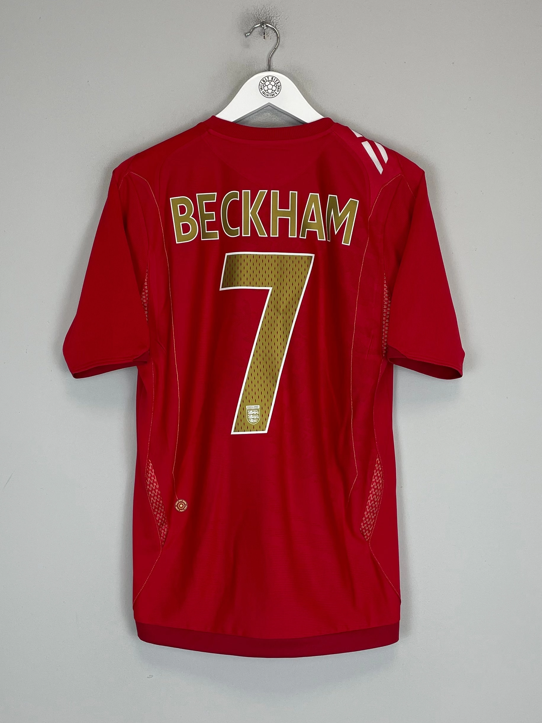 2006/08 ENGLAND BECKHAM #7 AWAY SHIRT (S) UMBRO Motion Boost