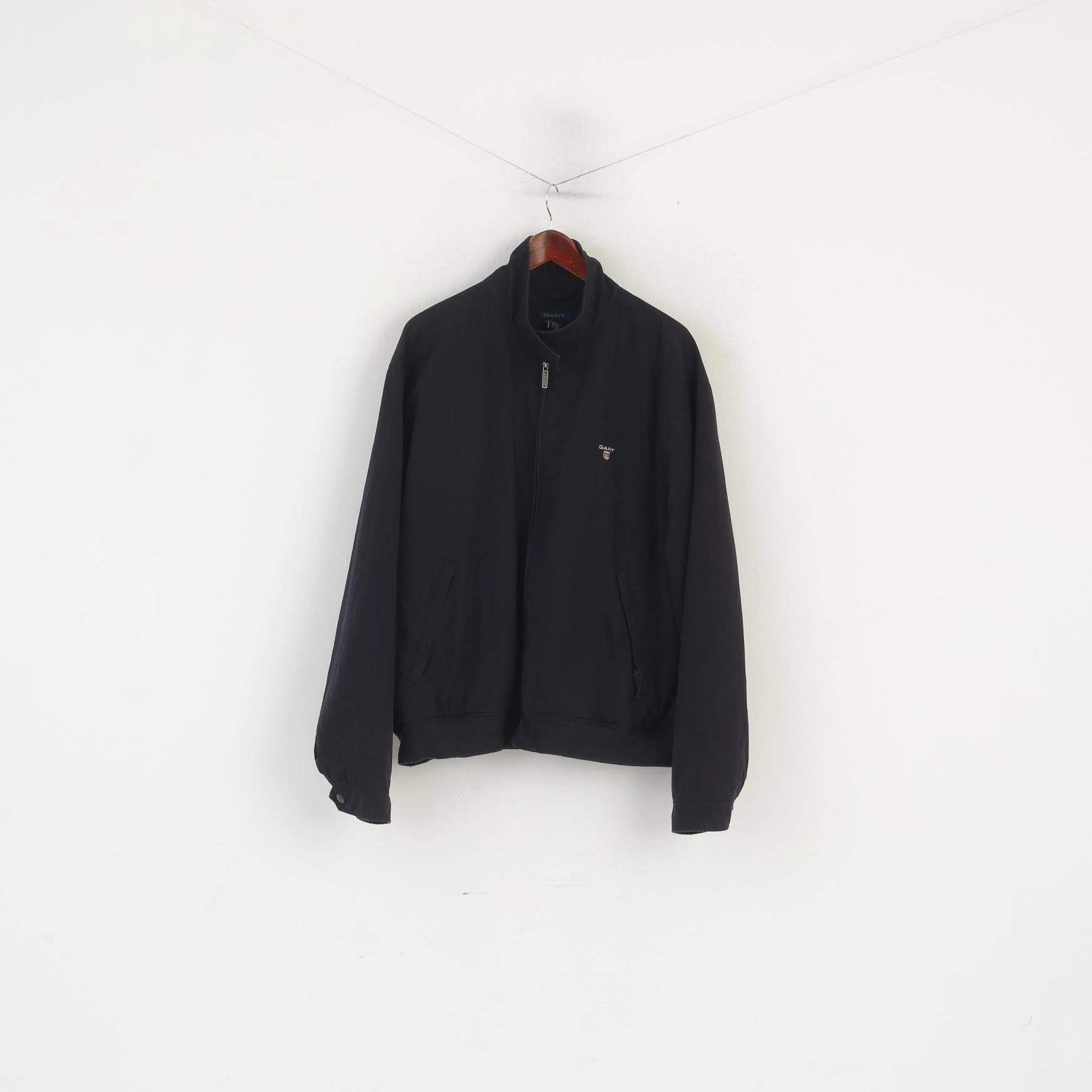 Multipurpose Utility Gant USA Men XXL Jacket Navy 100% Cotton L.A. Bomber Full Zip Classic Top