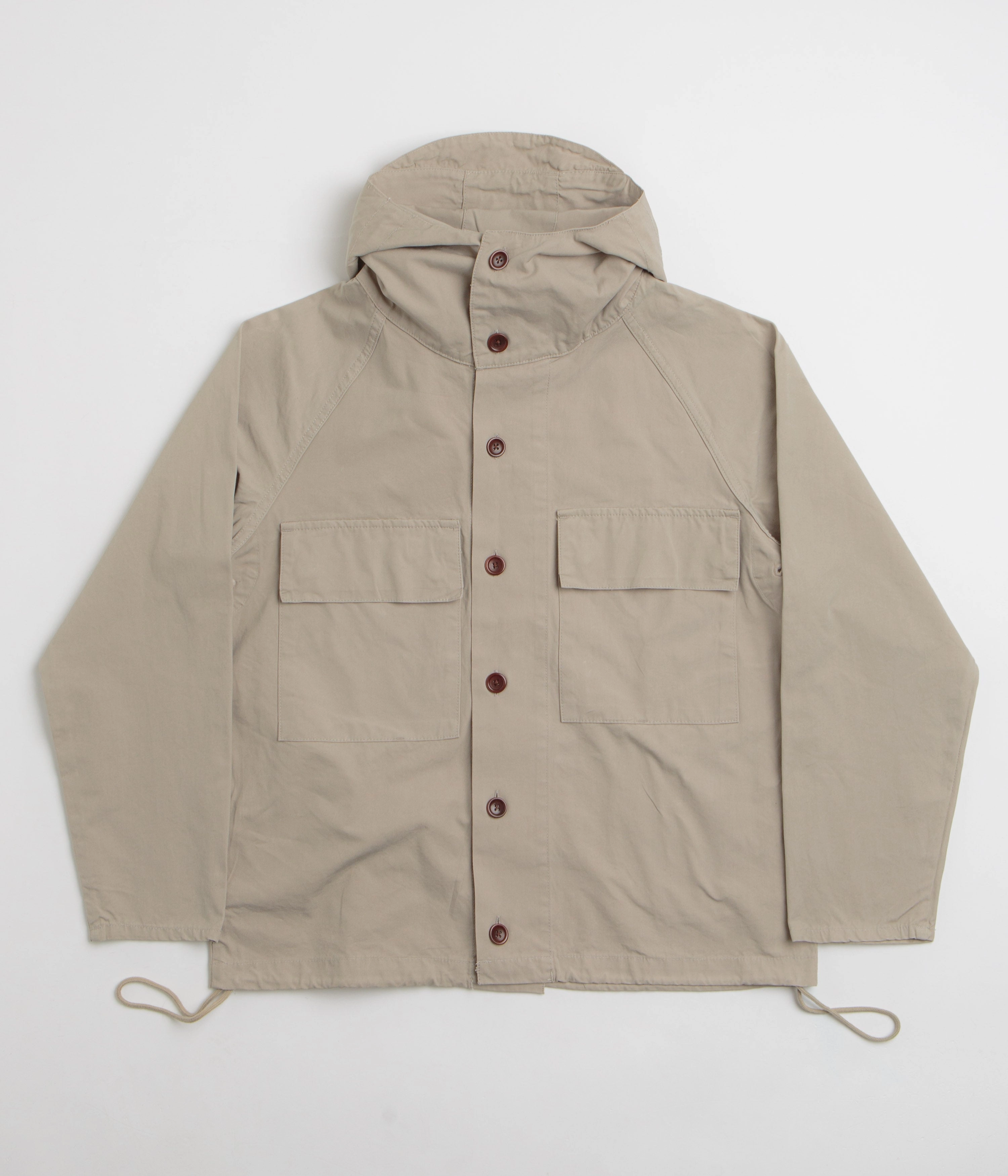 Light Fit Service Works Allotment Parka - Abbey Stone