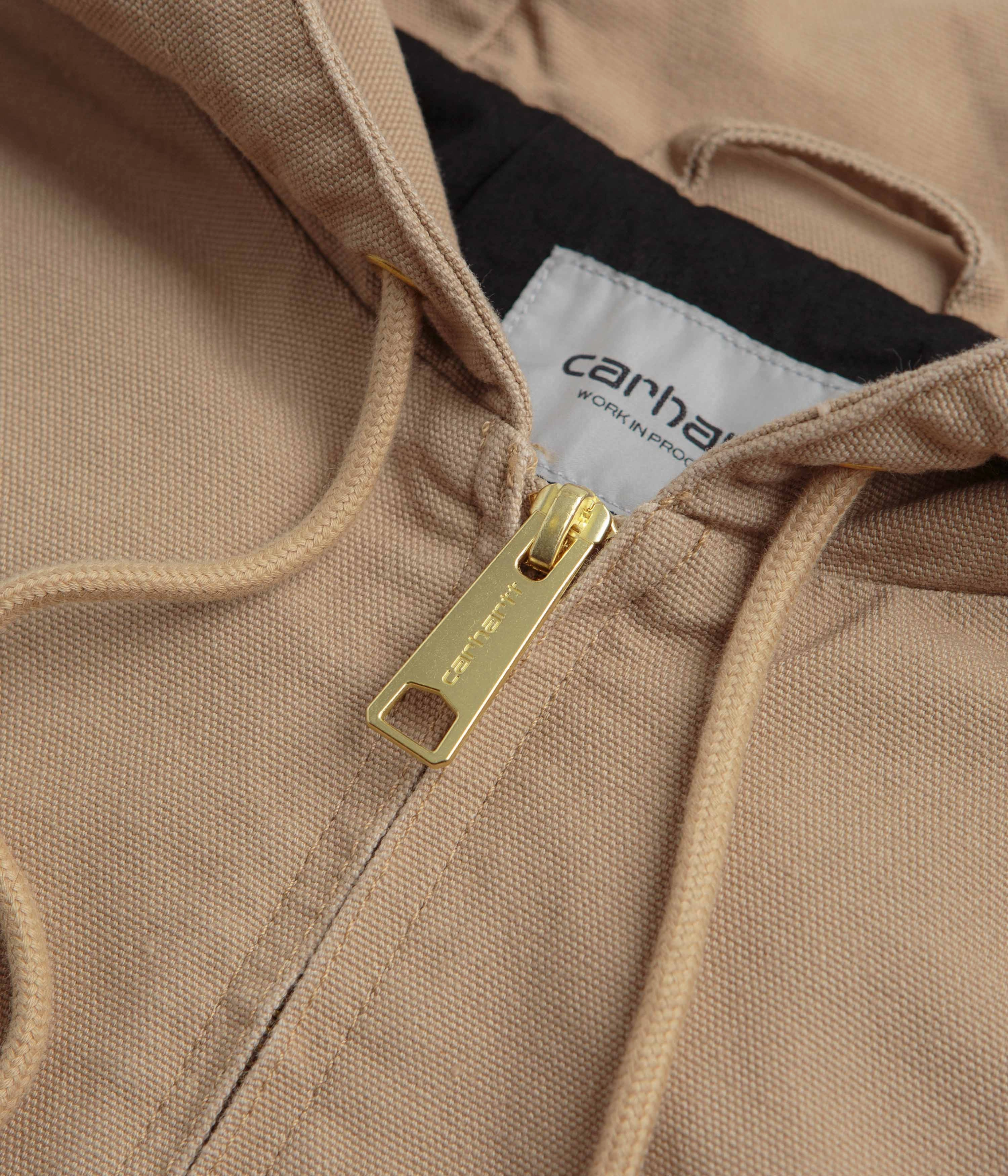 Carhartt OG Active Jacket - Dusty Hamilton Brown Rinsed Connect Nail-polish