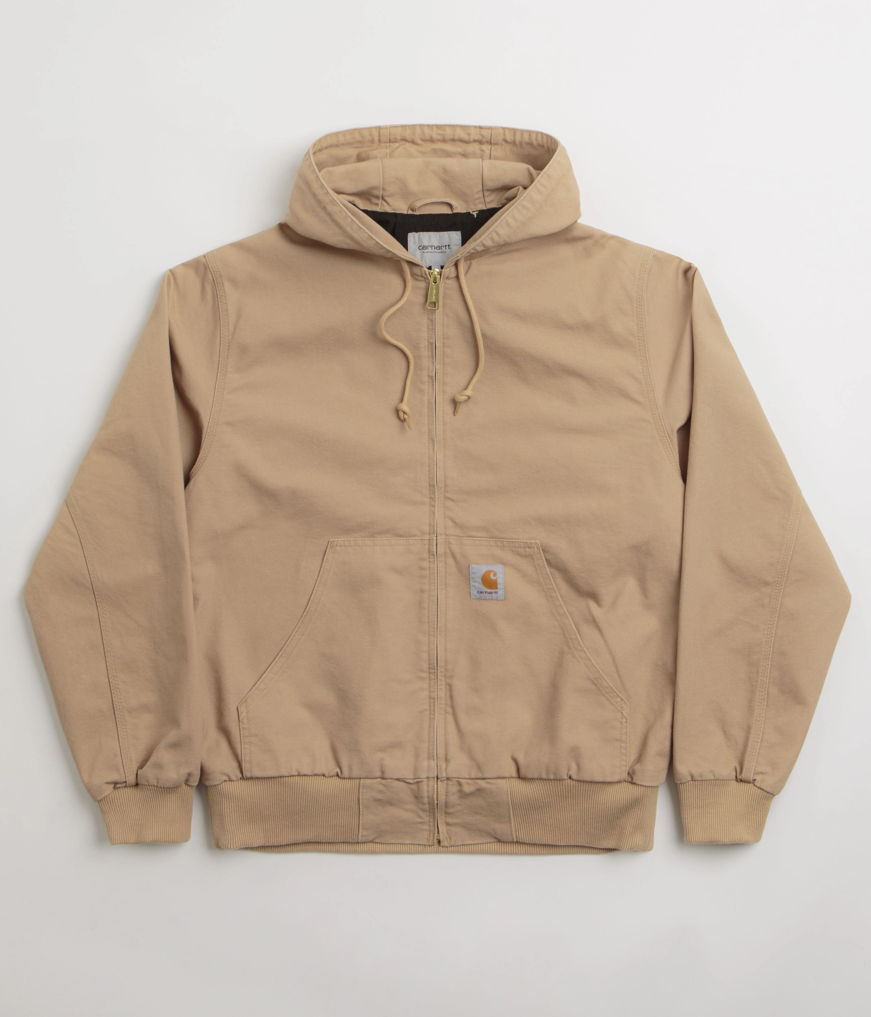 Carhartt OG Active Jacket - Dusty Hamilton Brown Rinsed Primaloft Insulation Travel Friendly