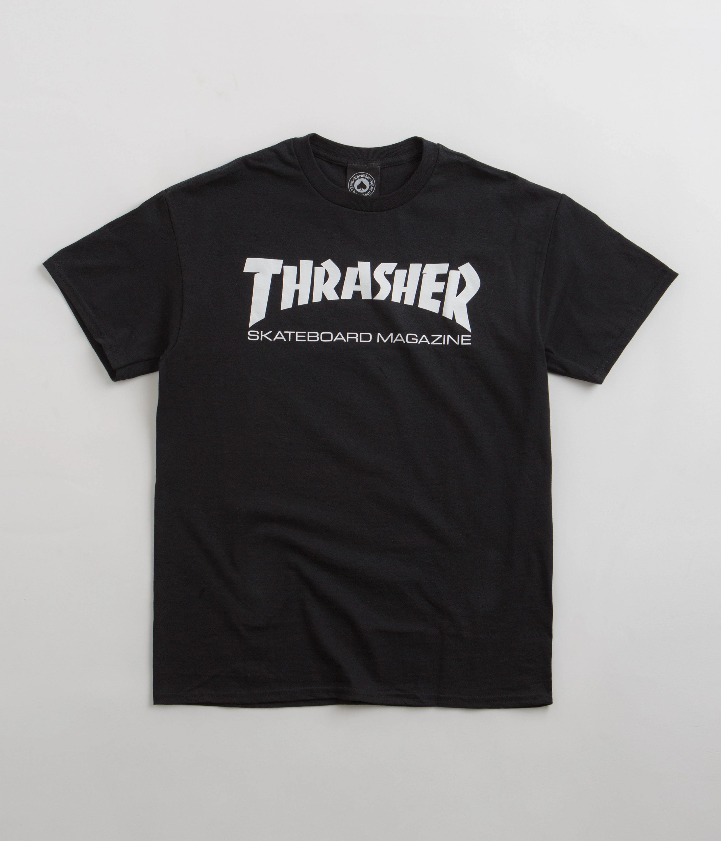 Thermal Regulation Fabric Perfect for Vacation Thrasher Skate Mag T-Shirt - Black