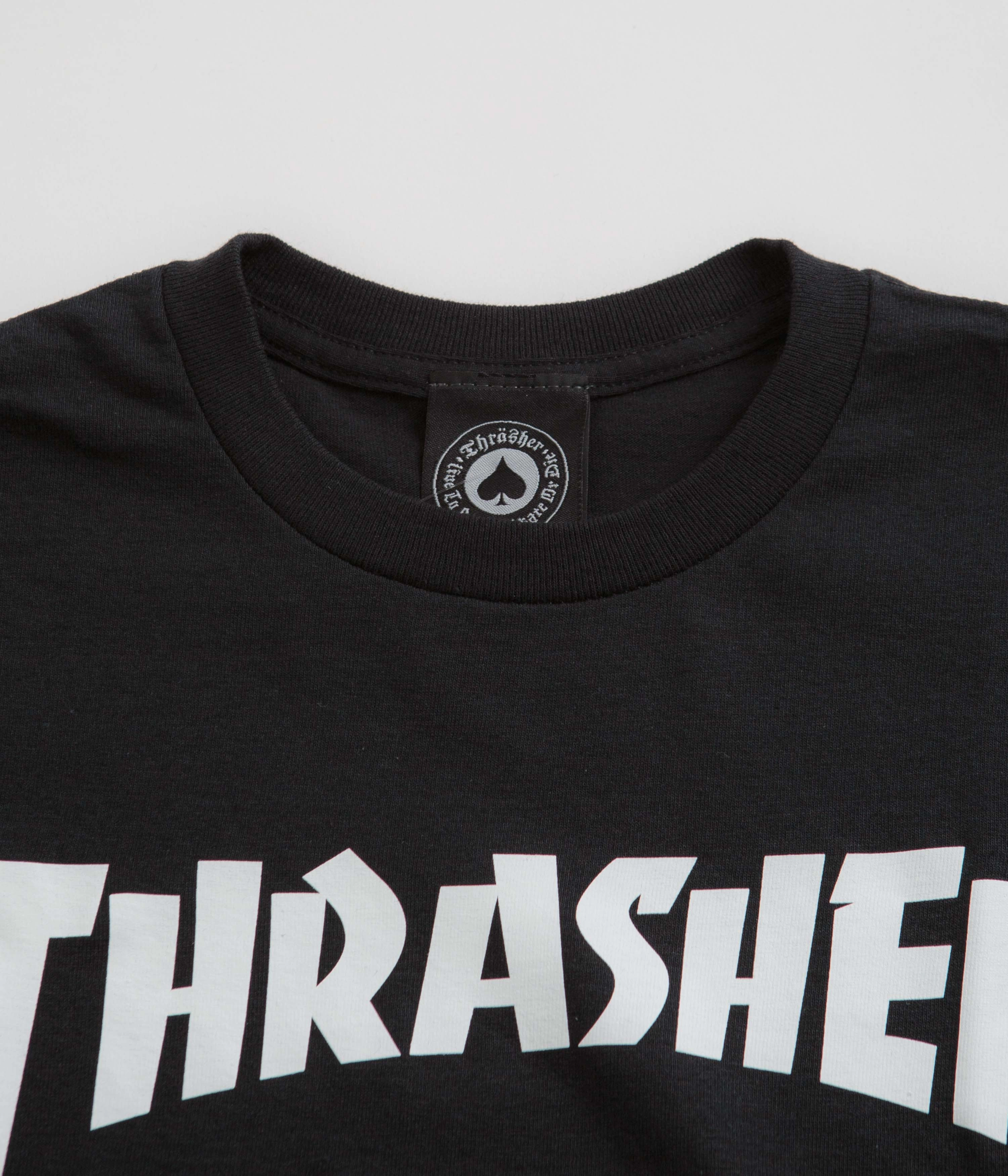 Thrasher Skate Mag T-Shirt - Black Versatile Comfort spandex blend