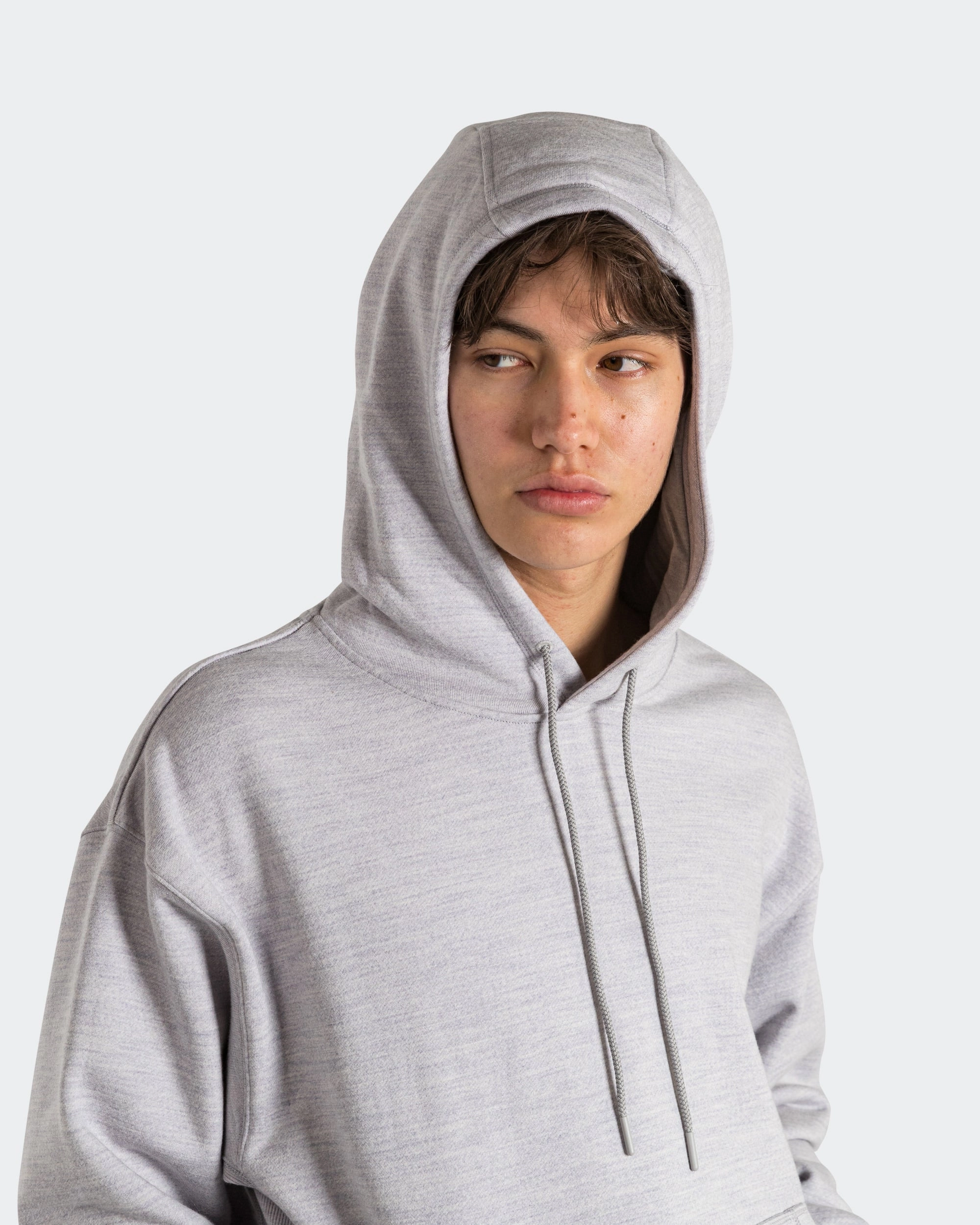 Wool Classics Hoodie - Matte Silver/Heather Grey product mountain adventure spirit Houndstooth