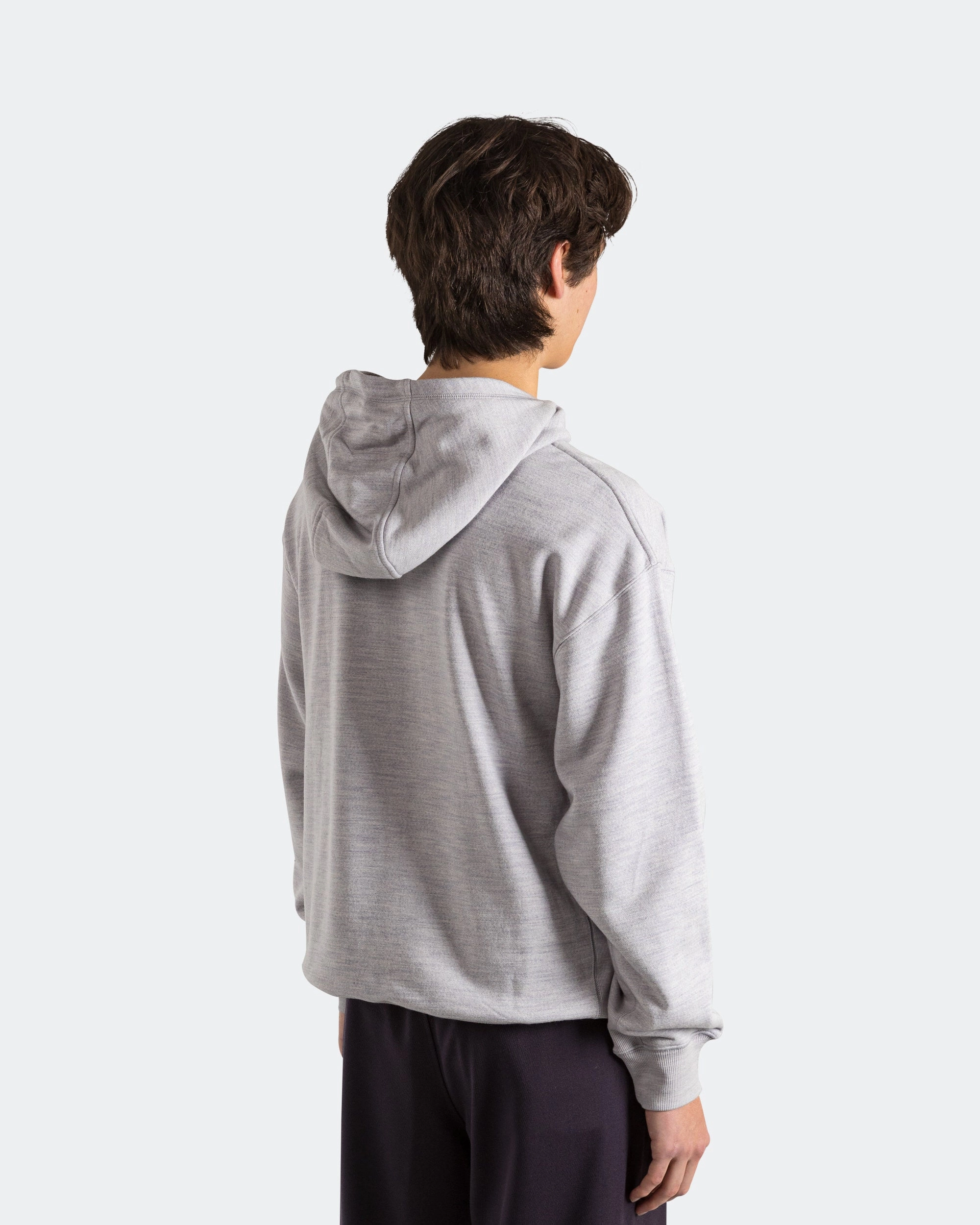 product packaging product thermal lining insulation Wool Classics Hoodie - Matte Silver/Heather Grey