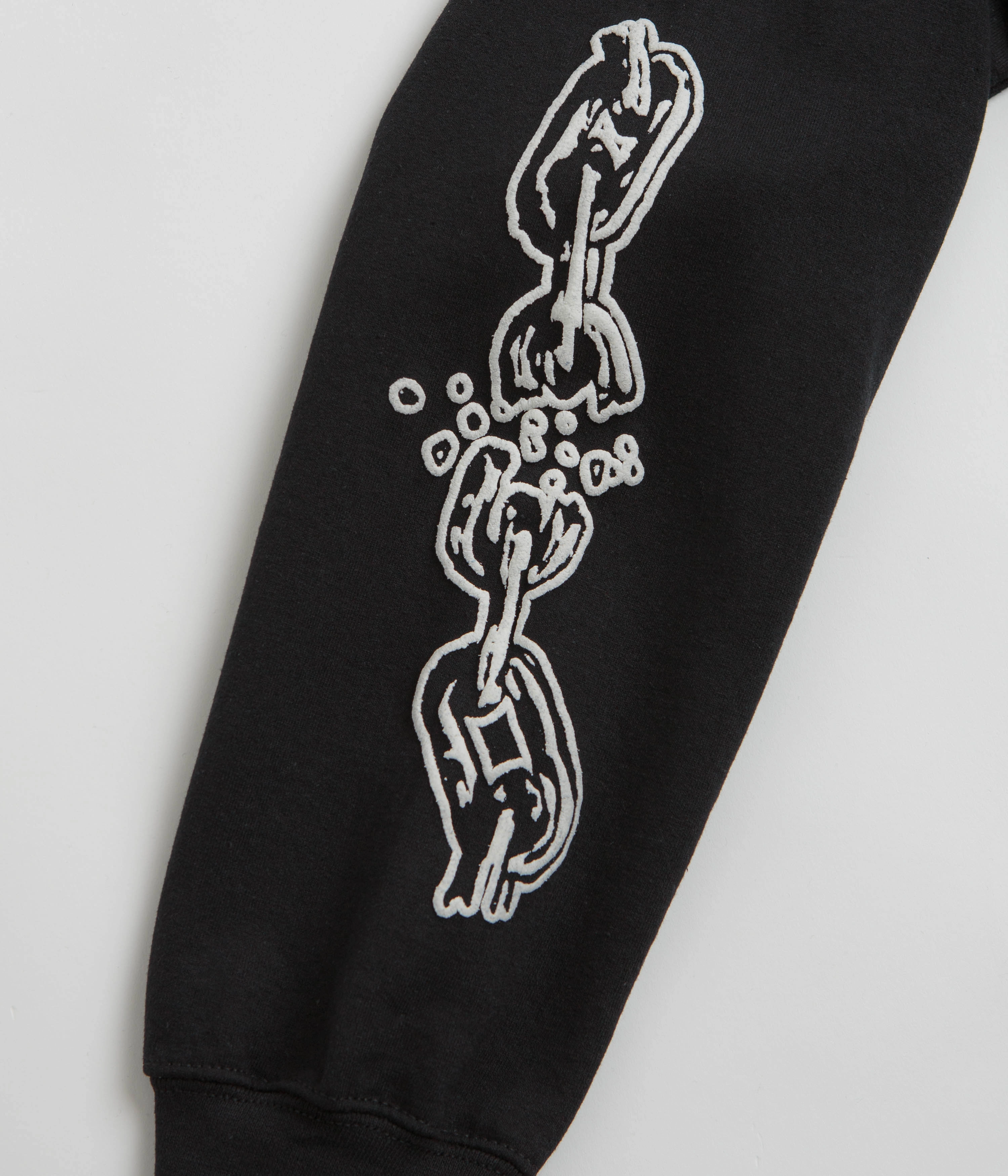 Dungeon Lights Out Crewneck Sweatshirt - Black lace accents