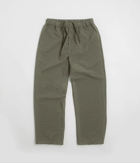 Snow Peak PE Light Poplin Pants - Olive Compression Support Lining Performance Comfort