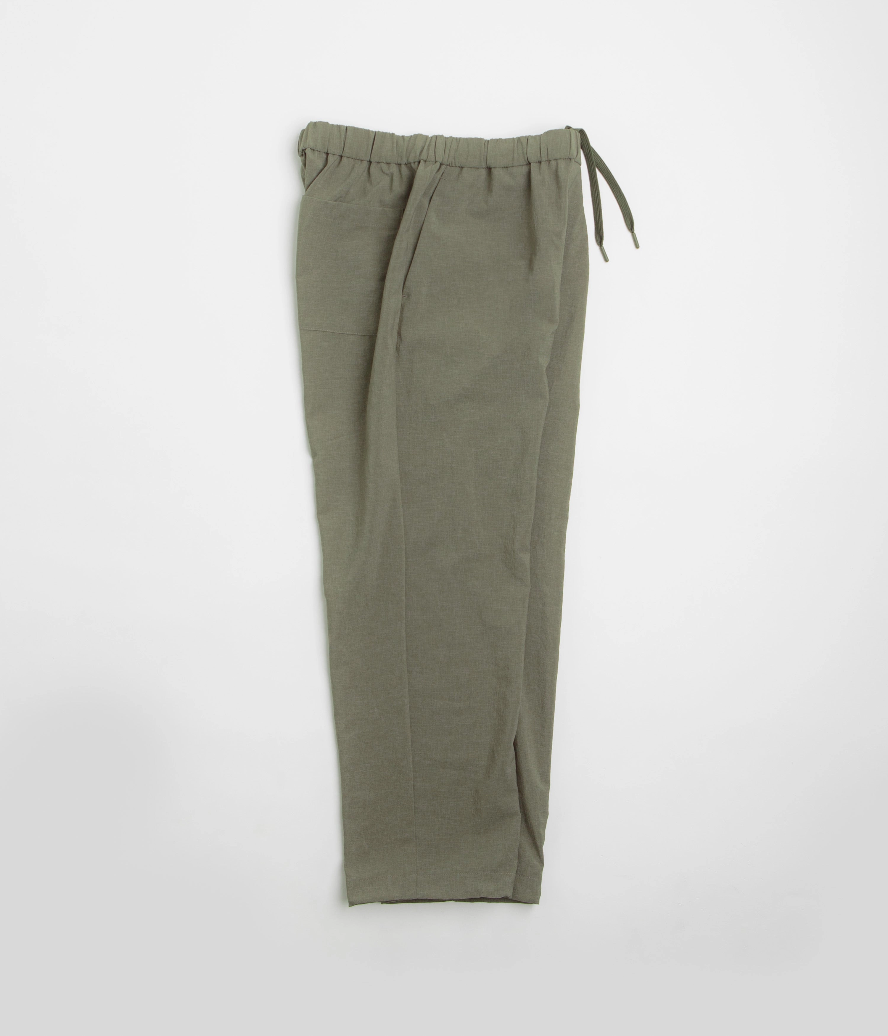 pilling resistant Dynamic Fit Snow Peak PE Light Poplin Pants - Olive