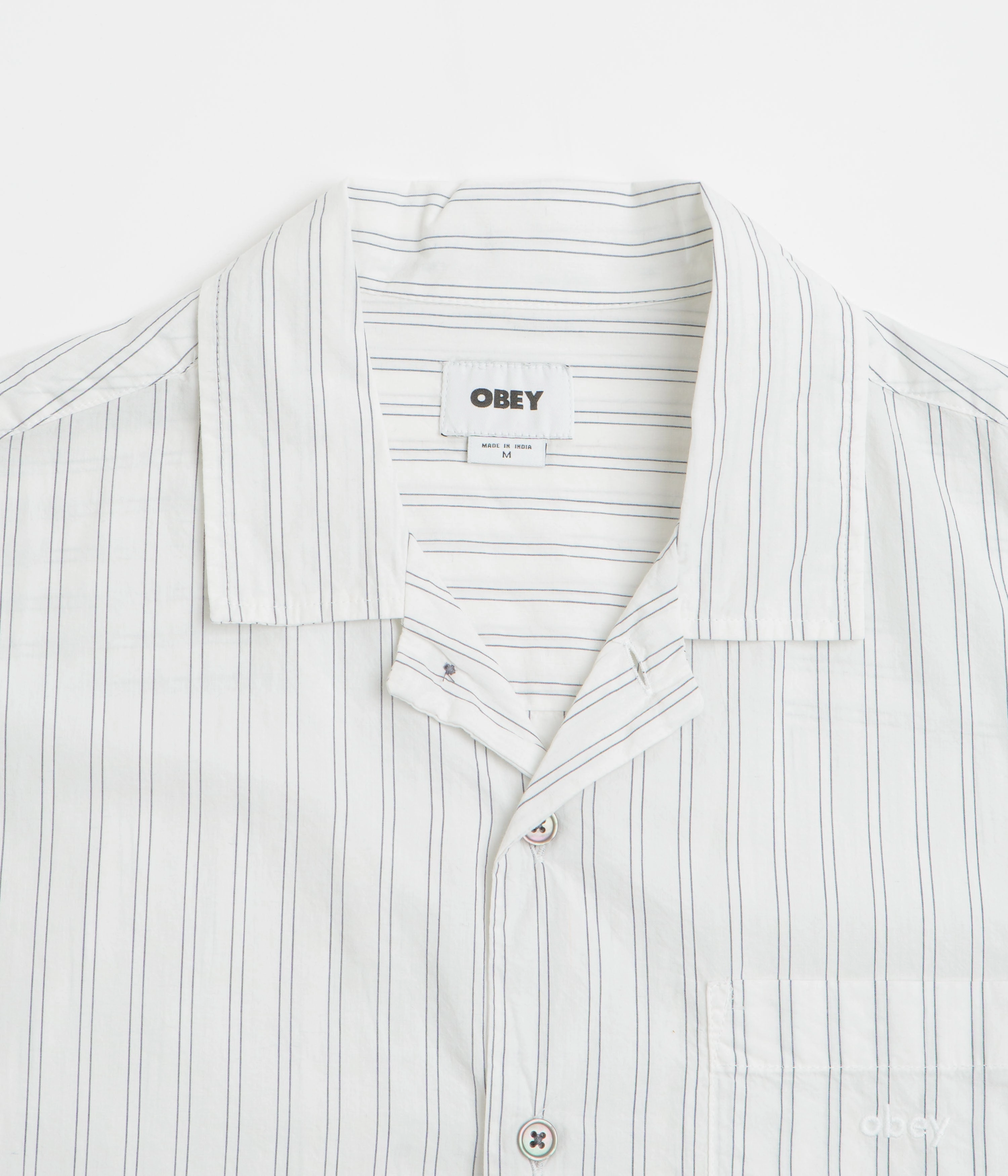 Obey Rizzo Short Sleeve Shirt - White Multi Petite Option