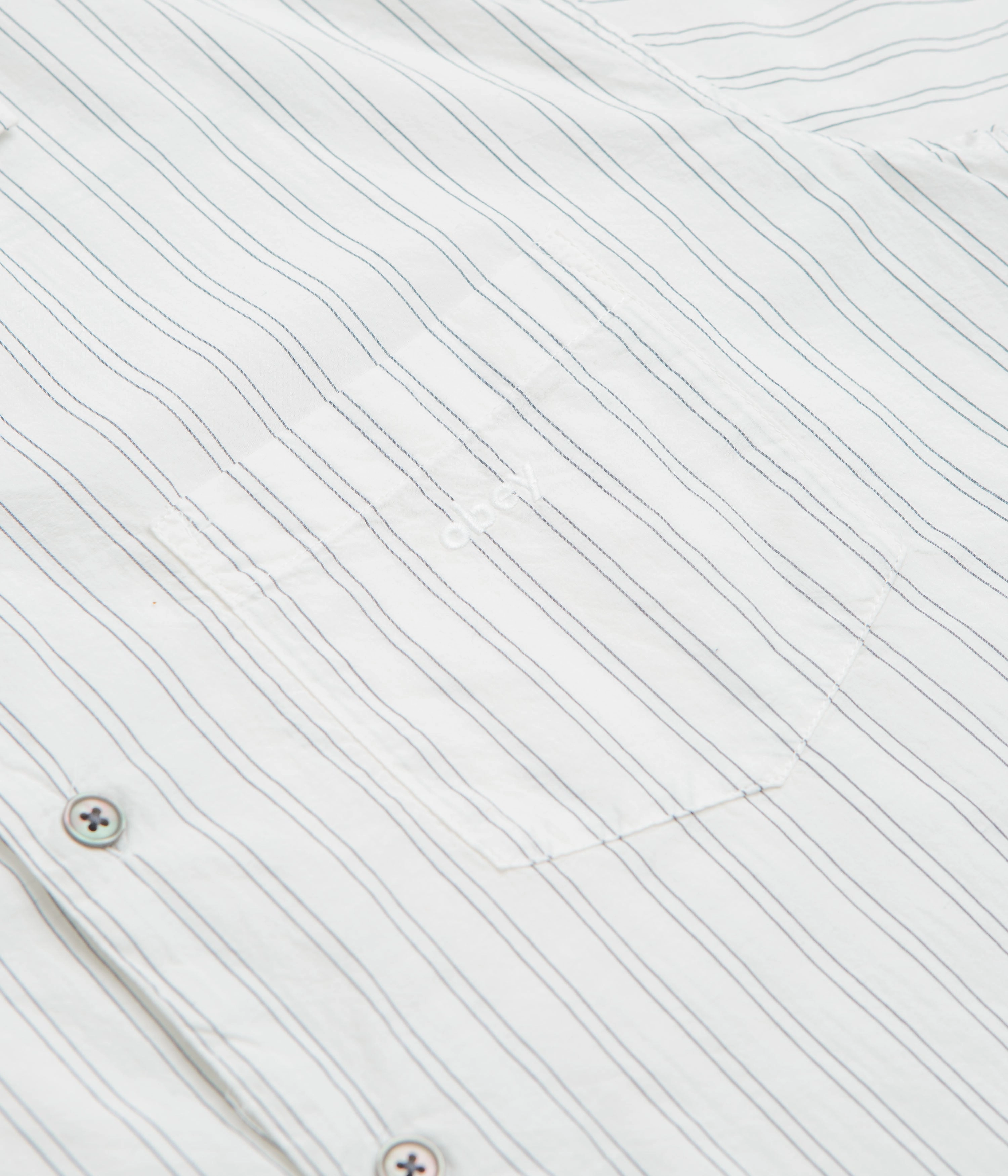 Obey Rizzo Short Sleeve Shirt - White Multi Morning Comfort