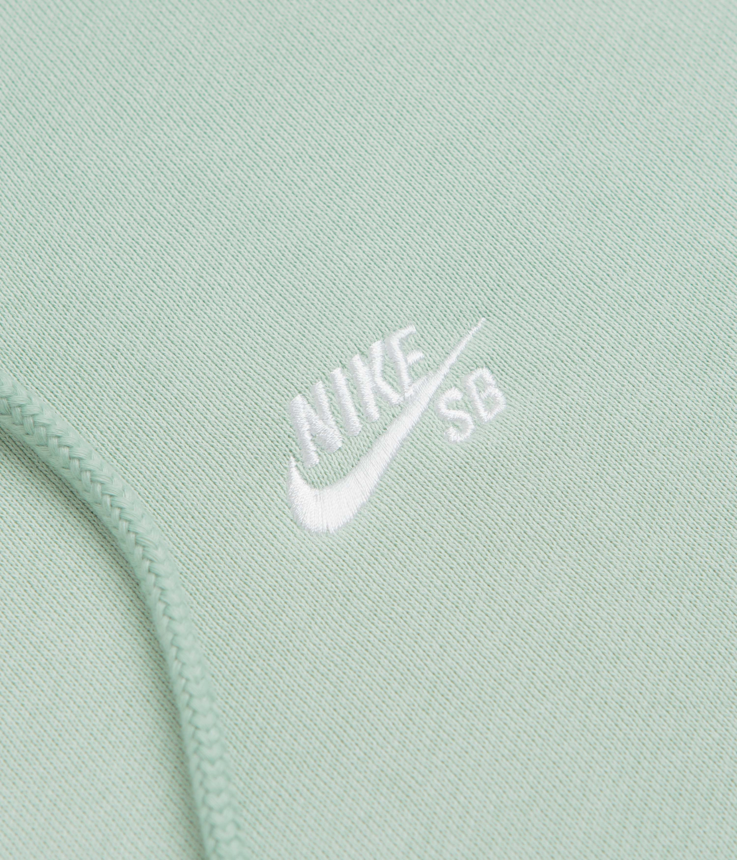 Panda like Nike SB Essential Logo Full Zip Hoodie - Pistachio Frost / White