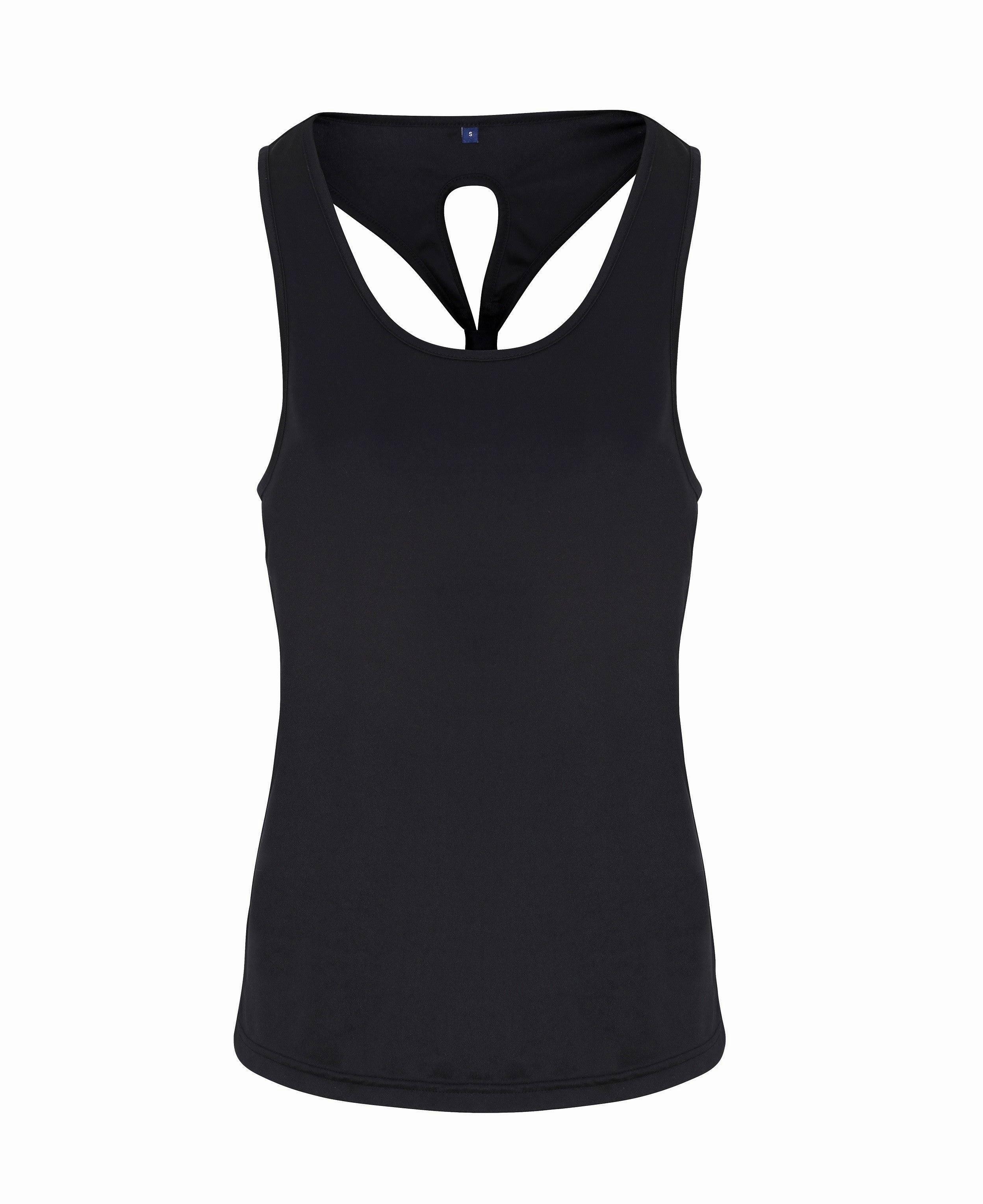 Women's Yoga Knot Vest | BLACK high safety level
