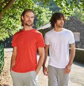 Ambaro Recycled Sports T-Shirt | ARCTIC WHITE Outdoor Adventure Moisture Control Fabric