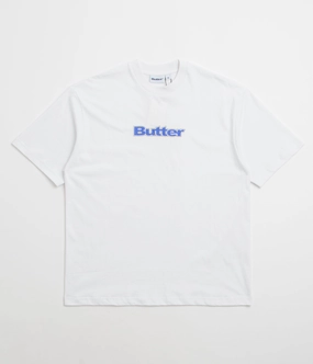 casual outing Butter Goods Outline Logo T-Shirt - White