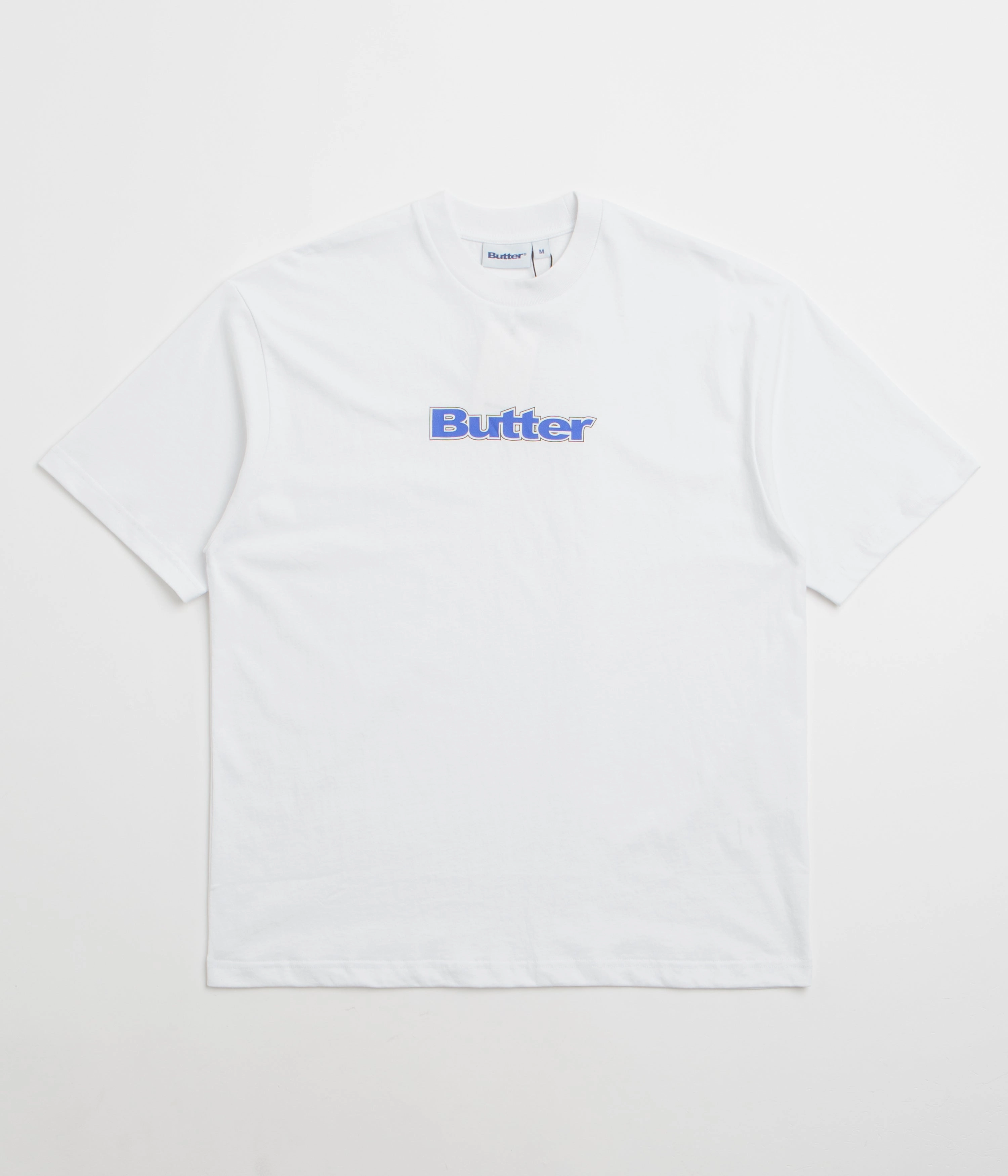 casual outing Butter Goods Outline Logo T-Shirt - White