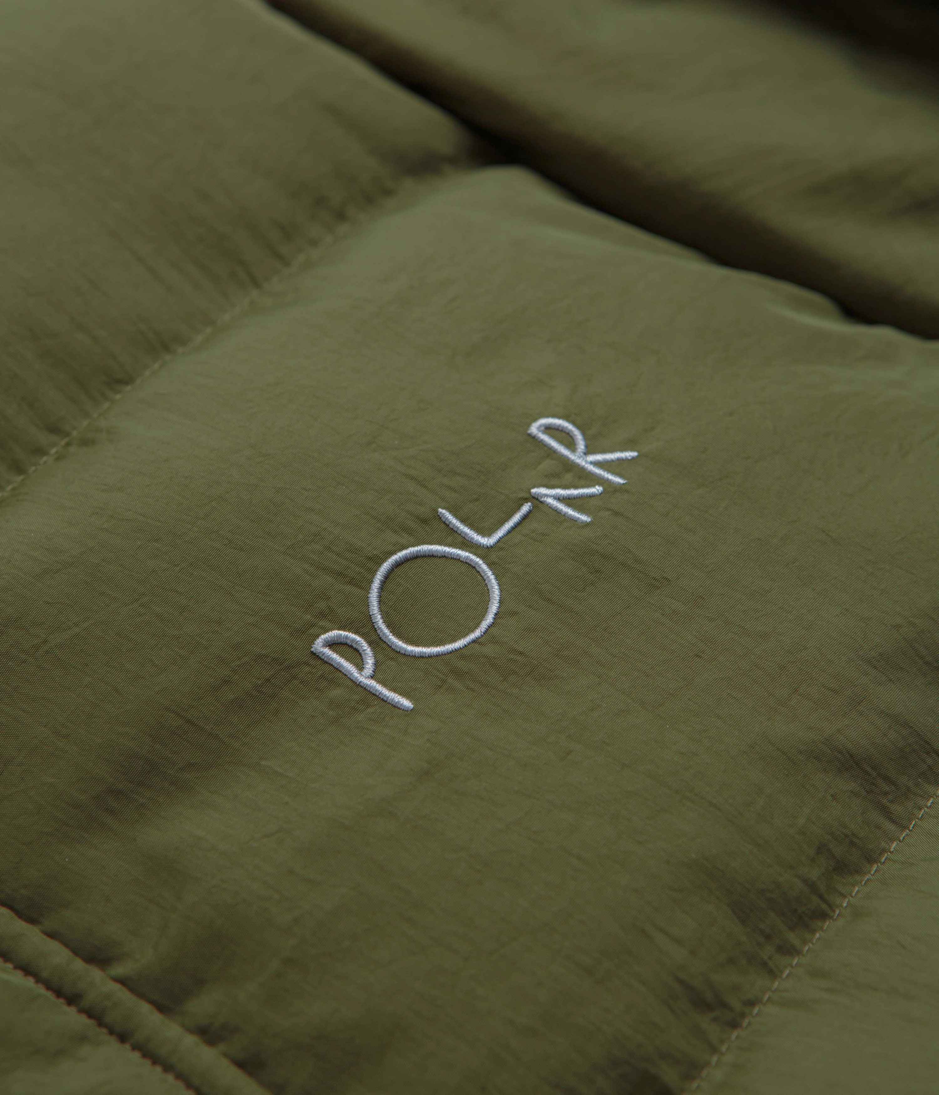 Breathable fabric Fast Living Polar Basic Puffer Jacket - Army Green