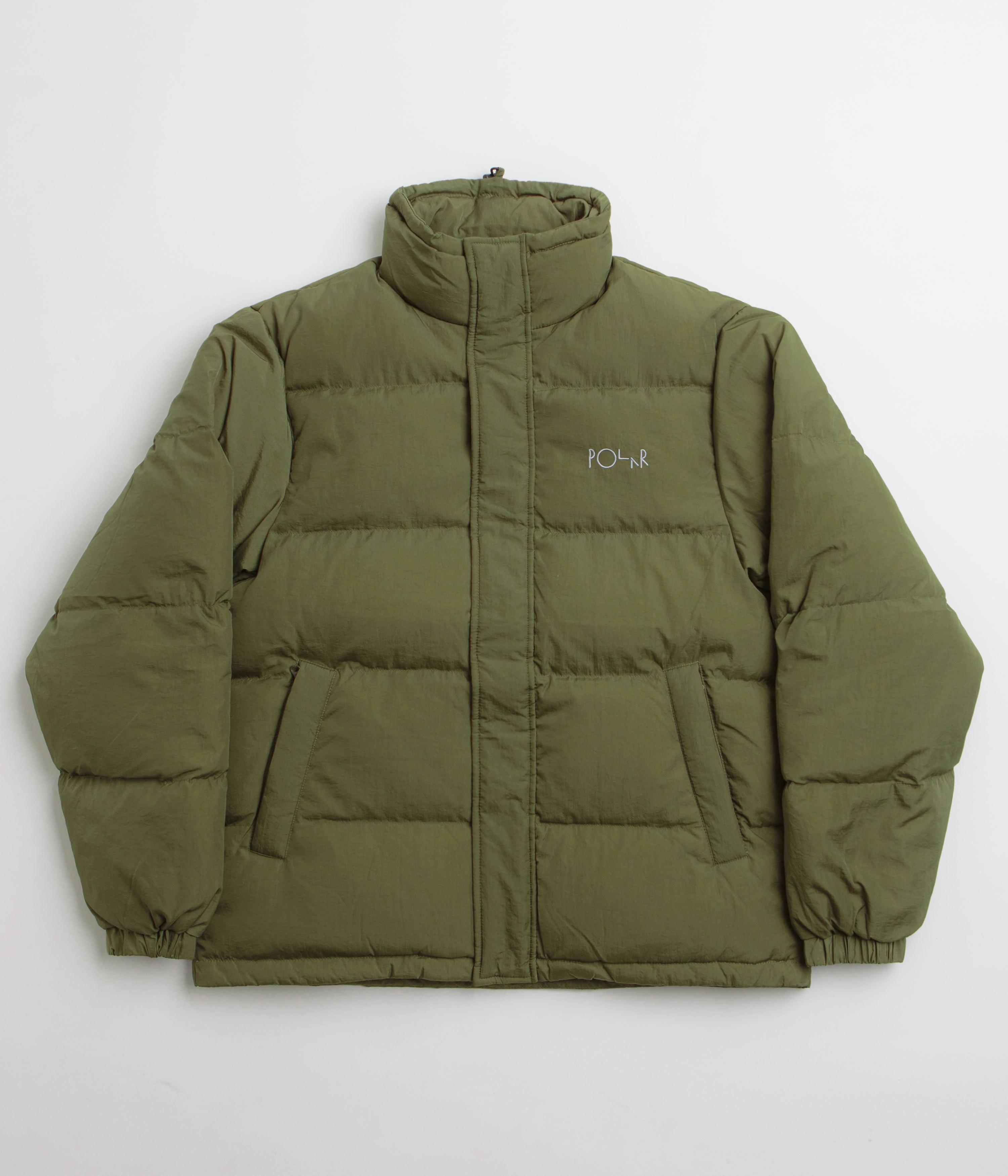 Polar Basic Puffer Jacket - Army Green Snow Gear