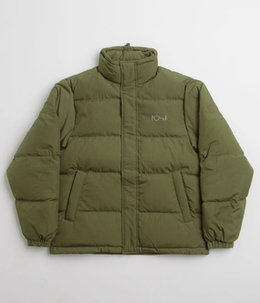 Polar Basic Puffer Jacket - Army Green Snow Gear