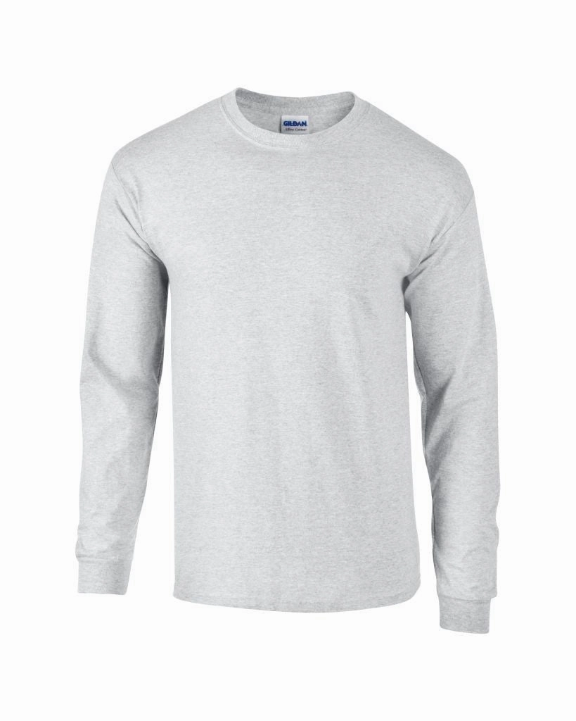 Active Outfit Ultra Cotton Adult Long Sleeve T | ASH