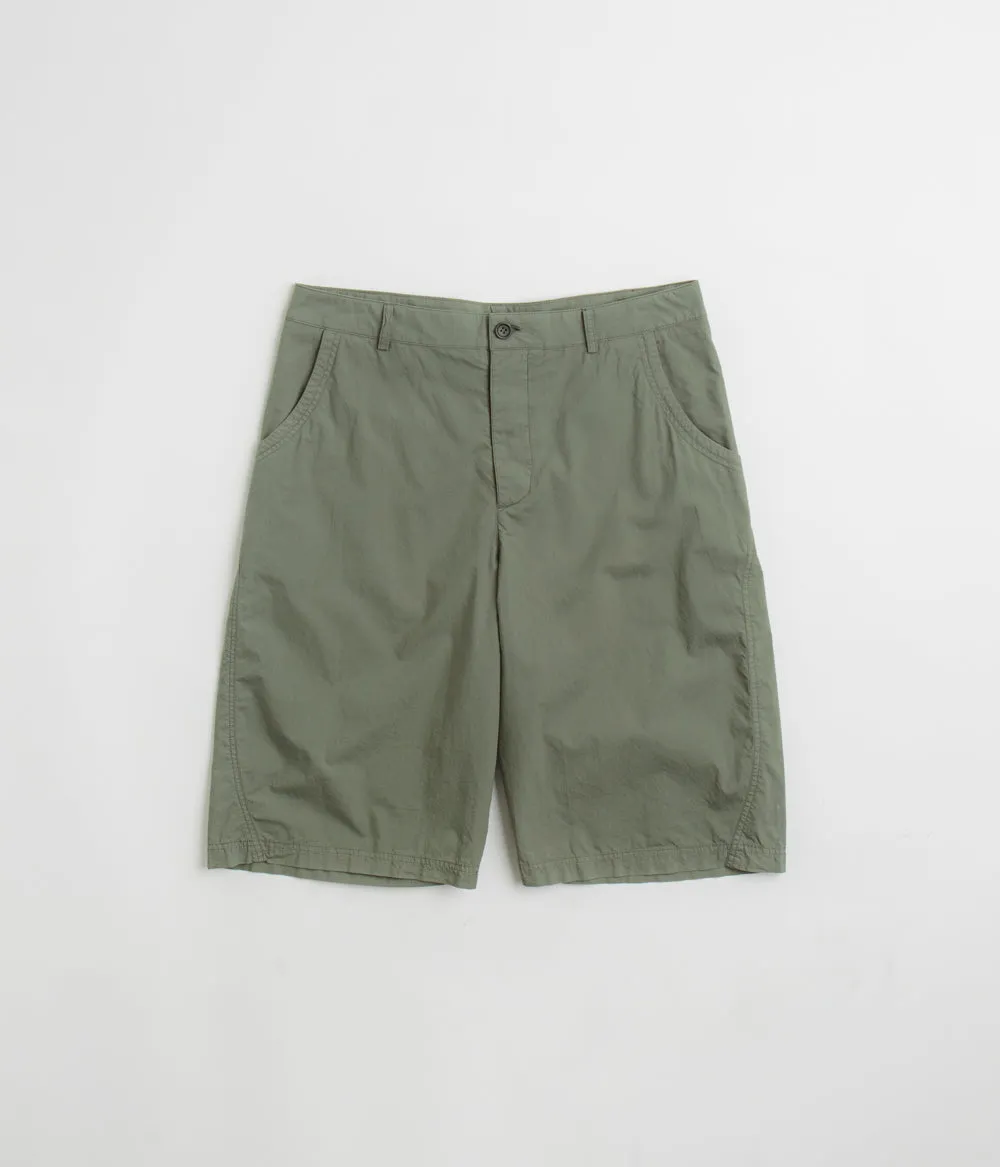 YMC Twisted Seam Shorts - Sage Green Eco-friendly