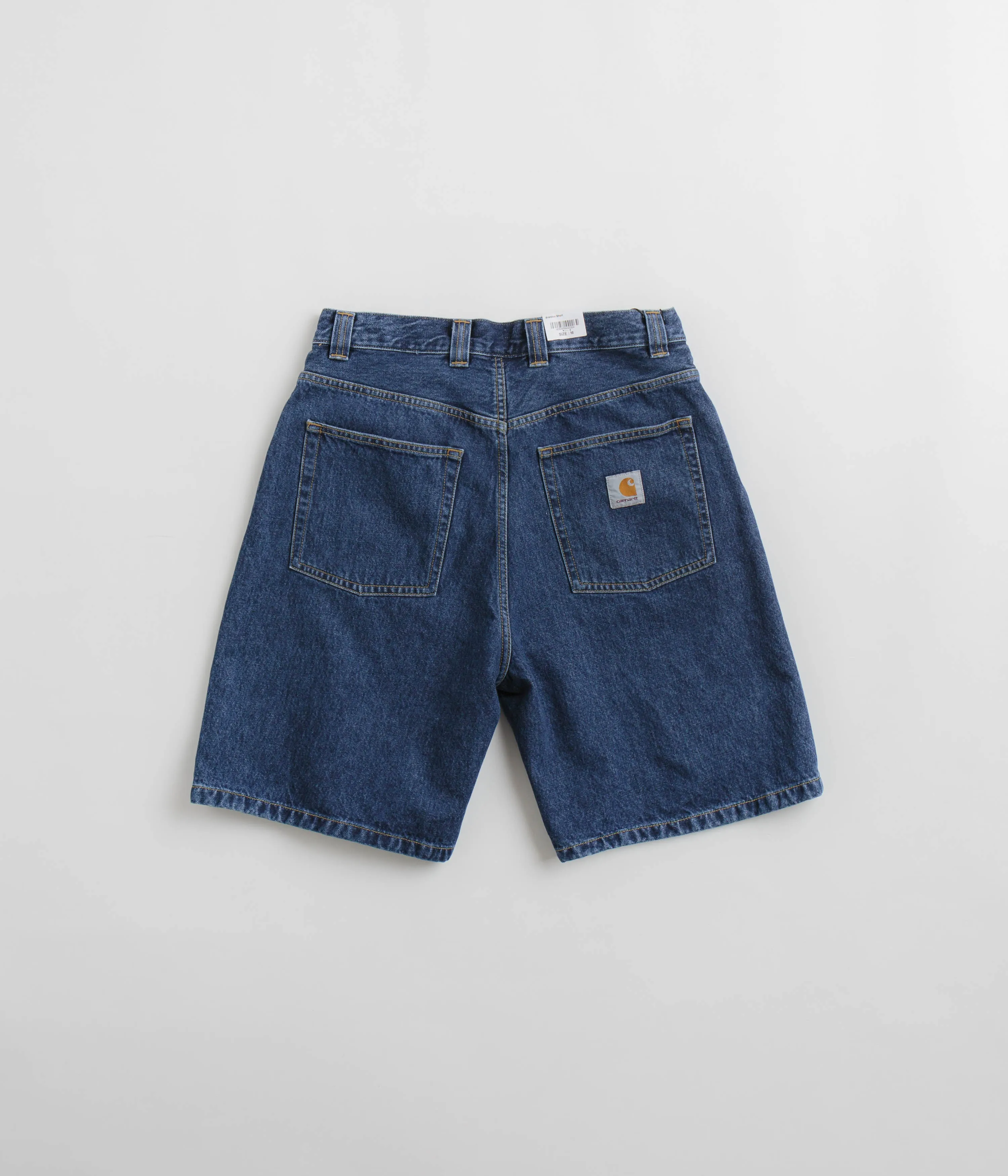 Carhartt Brandon Shorts - Blue Stone Washed Fashionable Look soft fit