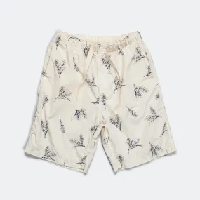 Low Bulk Waistband No Ride Up Silicone Grip Easy Shorts - Ecru