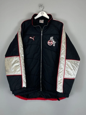 1998/99 FC KOLN TRACK PADDED COAT (M) PUMA Multi Directional Stretch