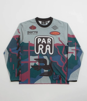 by Parra Dirt Jumper Long Sleeve T-Shirt - Grey Everyday Top