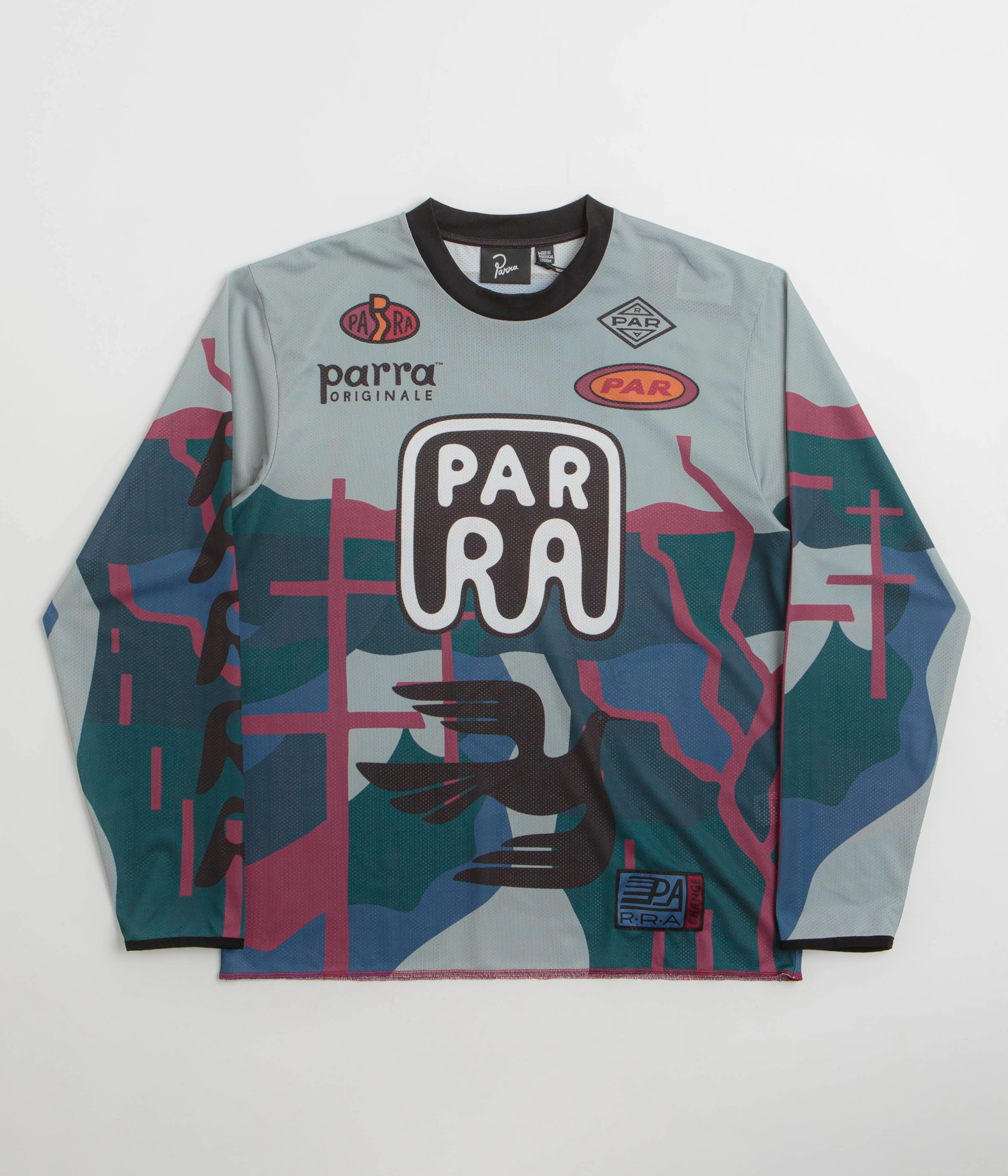 by Parra Dirt Jumper Long Sleeve T-Shirt - Grey Everyday Top