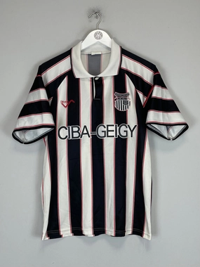 1992/93 GRIMSBY TOWN HOME SHIRT (M) RIBERO High Elasticity Fabric